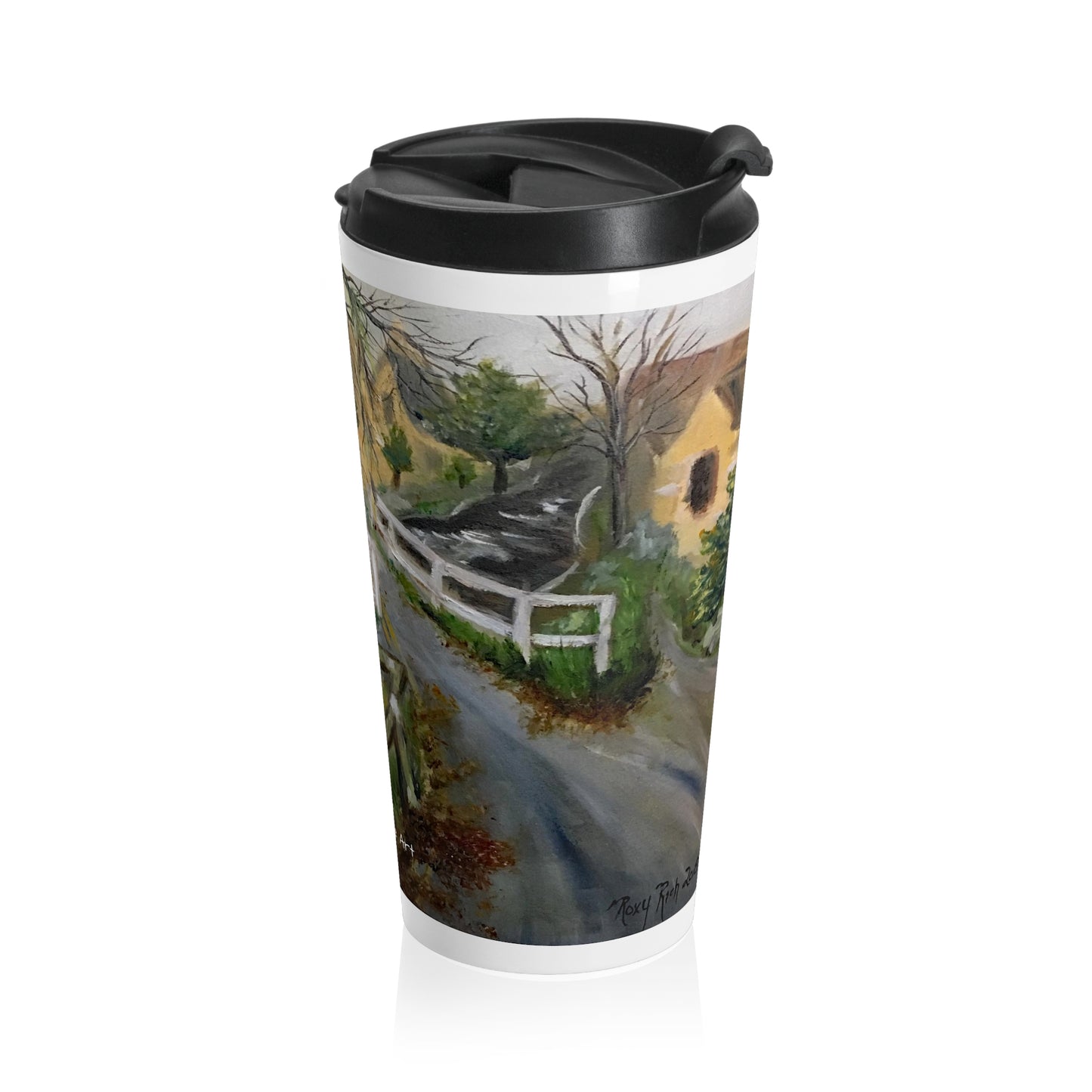 Lower Slaughter Country Inn Cotswolds Stainless Steel Travel Mug