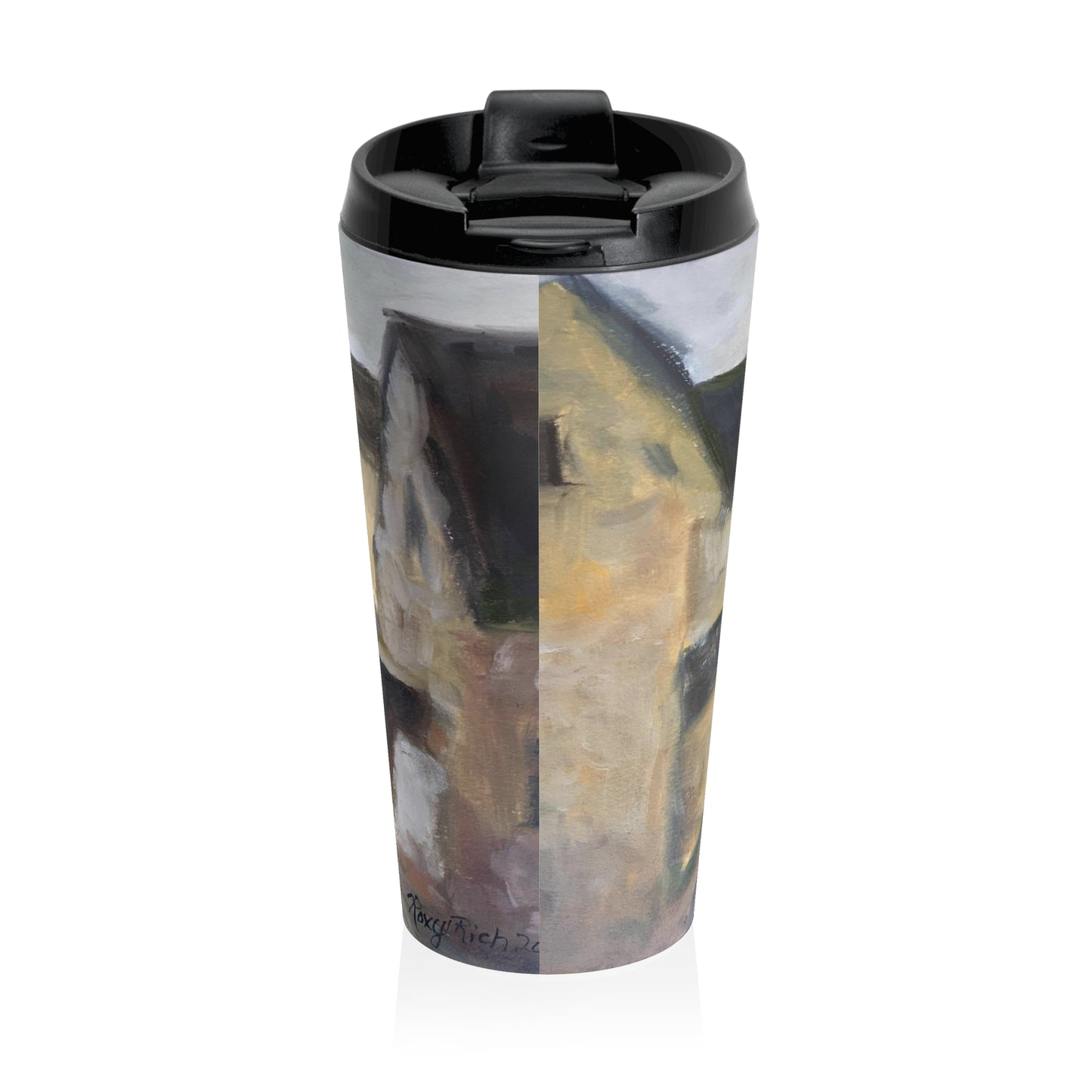 Tasse de voyage en acier inoxydable Lower Slaughter Cotswolds
