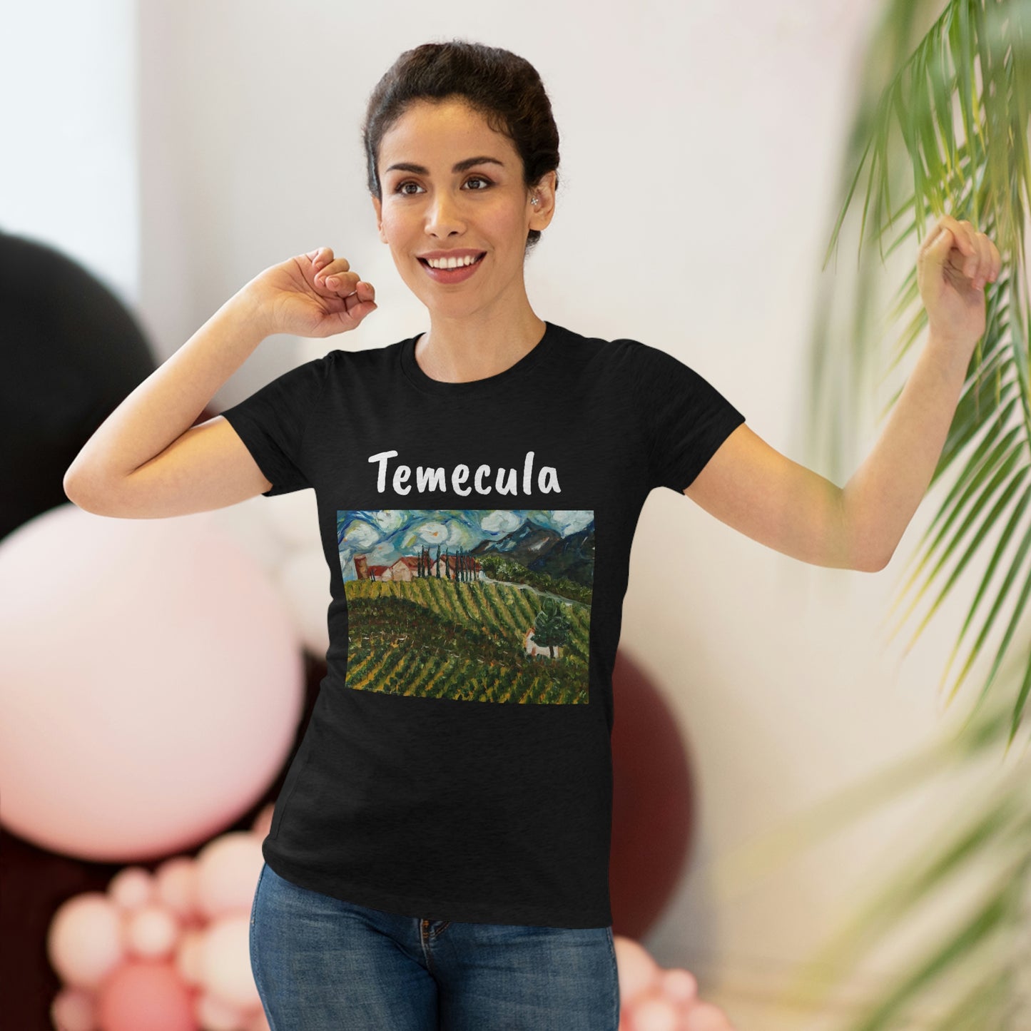 Avensole Vineyard and Winery Temecula Camiseta Triblend ajustada para mujer
