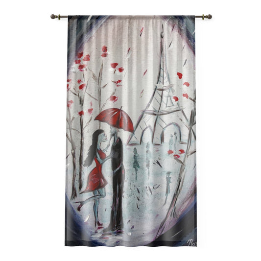 I only have eyes for you 84 x 50 inch Sheer Window Curtain