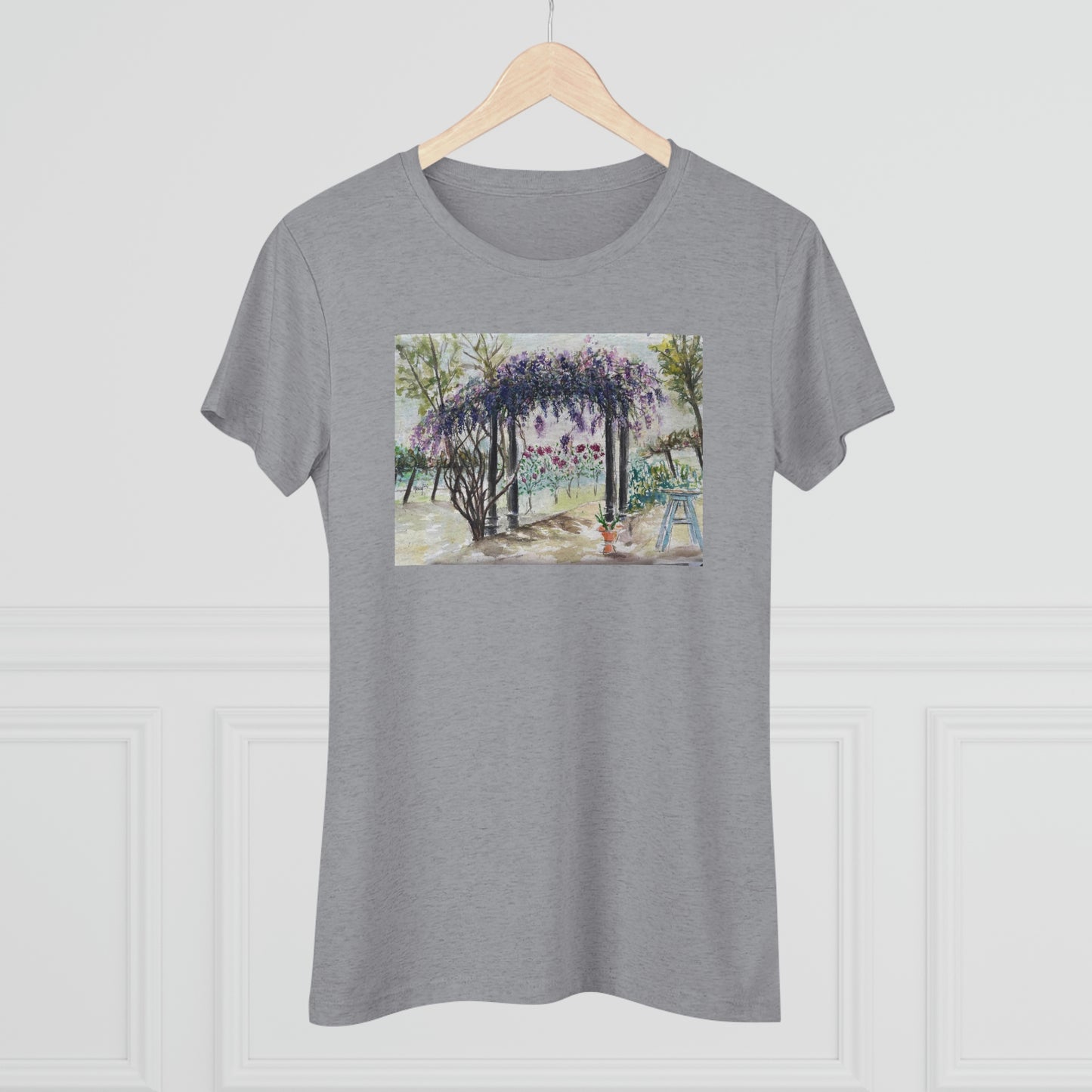 Wisteria at Somerset (no frame) Women's fitted Triblend Tee  tee shirt