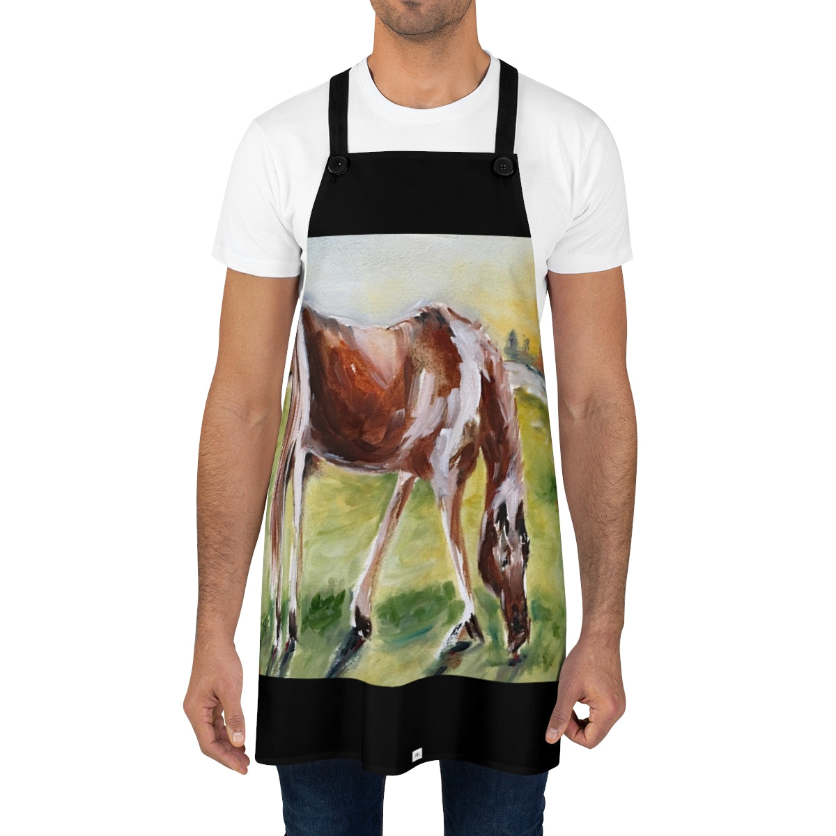 Lazy Grazing Horse Apron