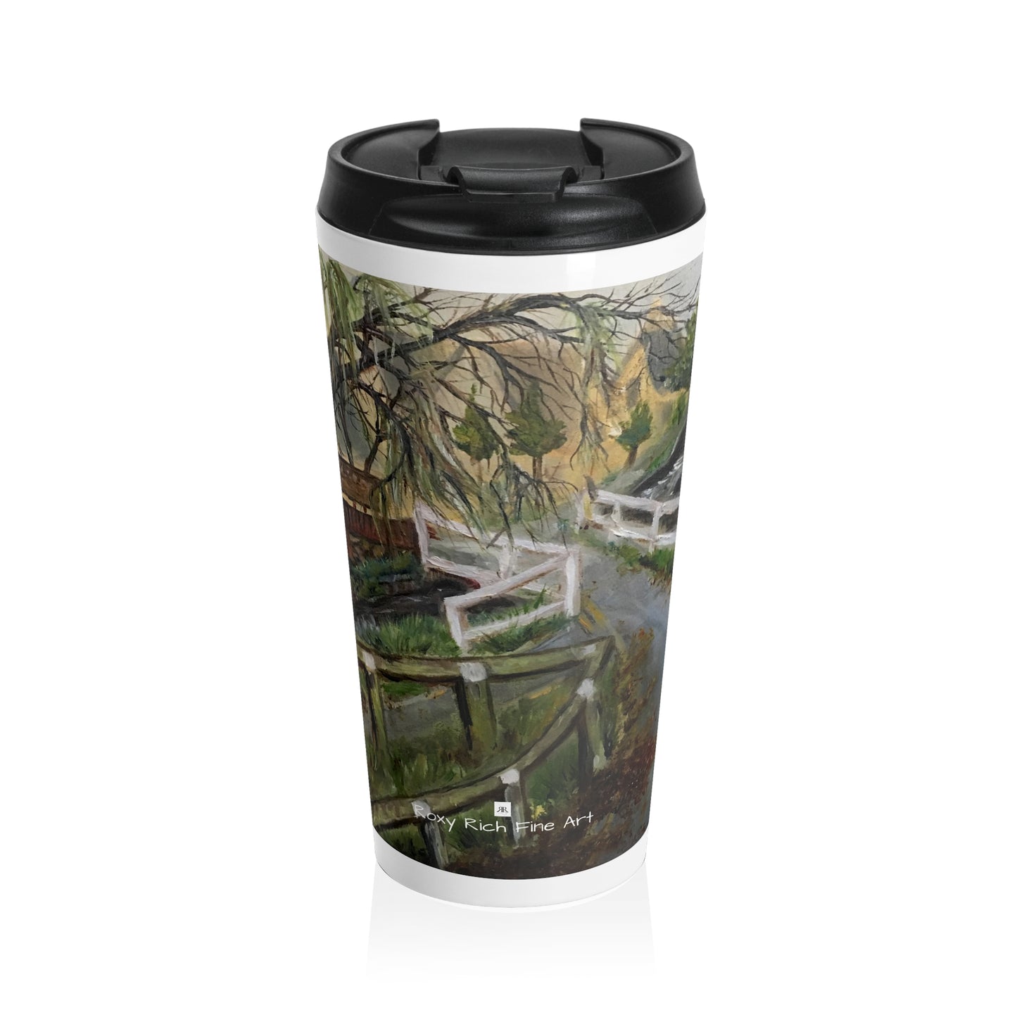 Lower Slaughter Country Inn Cotswolds Stainless Steel Travel Mug