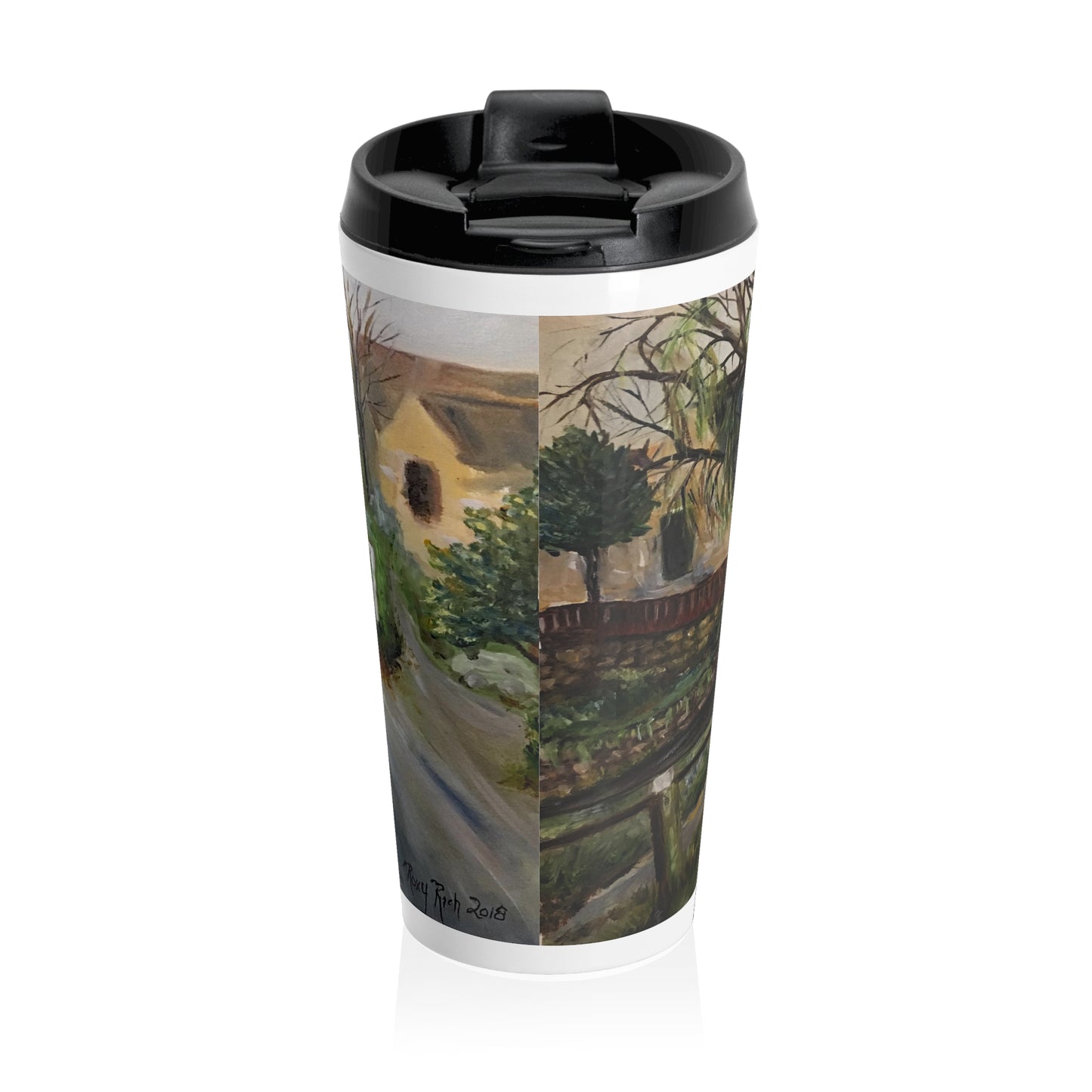Lower Slaughter Country Inn Cotswolds Stainless Steel Travel Mug