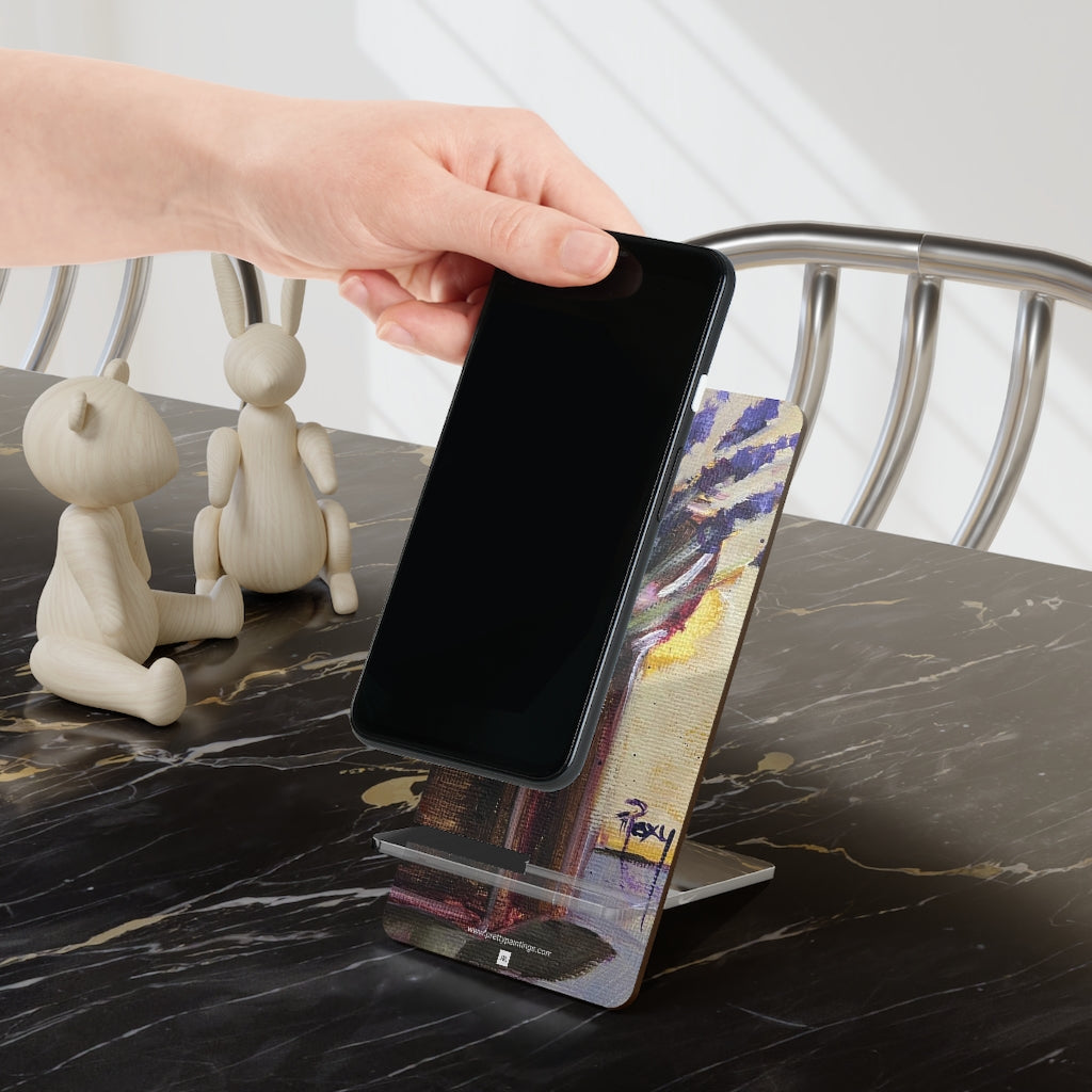 Lavender Flowers Phone Stand