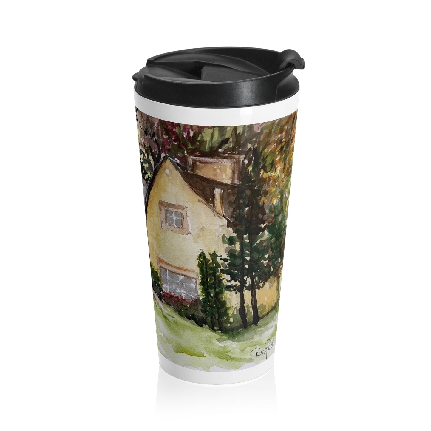 Woodwells Cottage at Owlpen Manor Cotswolds Stainless Steel Travel Mug