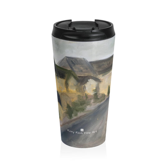 Lower Slaughter Cotswolds Stainless Steel Travel Mug