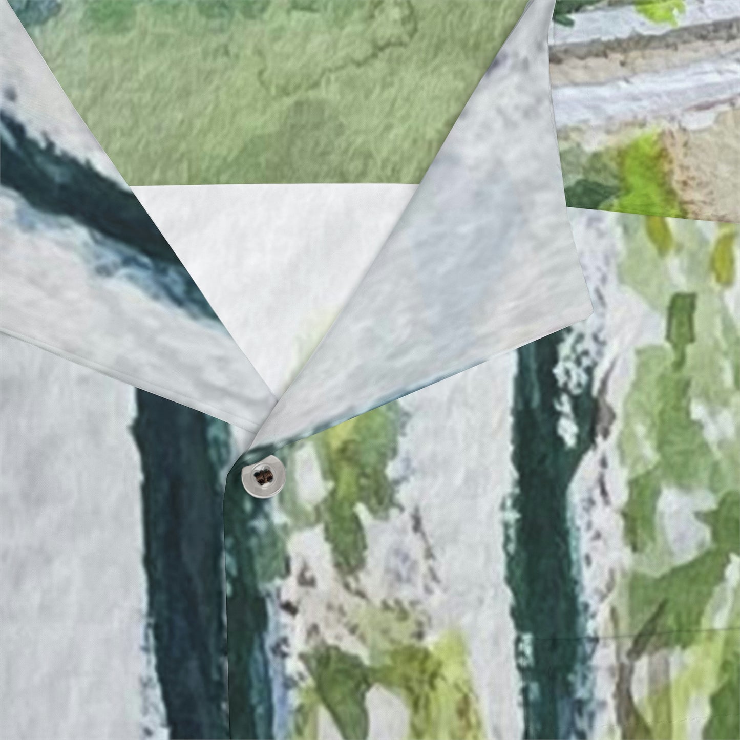 The Gazebo at GBV Winery Temecula Original Acuarela Paisaje Camisa hawaiana para hombre