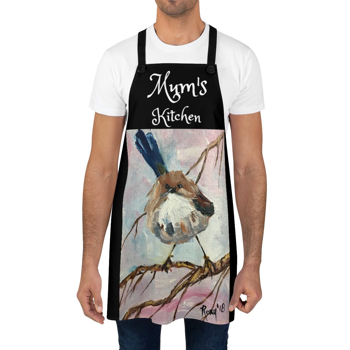 Mums Kitchen Apron funny grumpy Aussie Fairy Wren