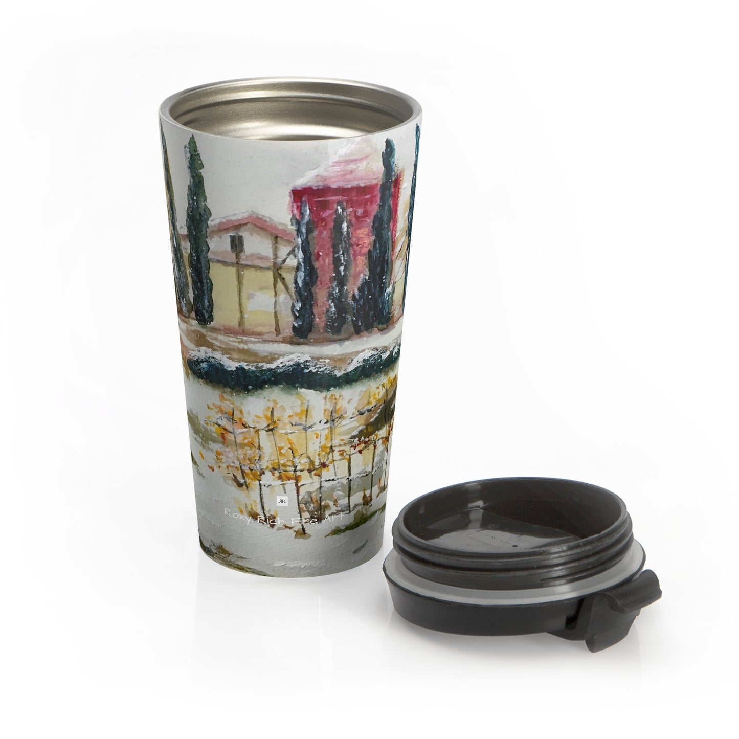 Leoness Cellars (that day it snowed)) Temecula Stainless Steel Travel Mug
