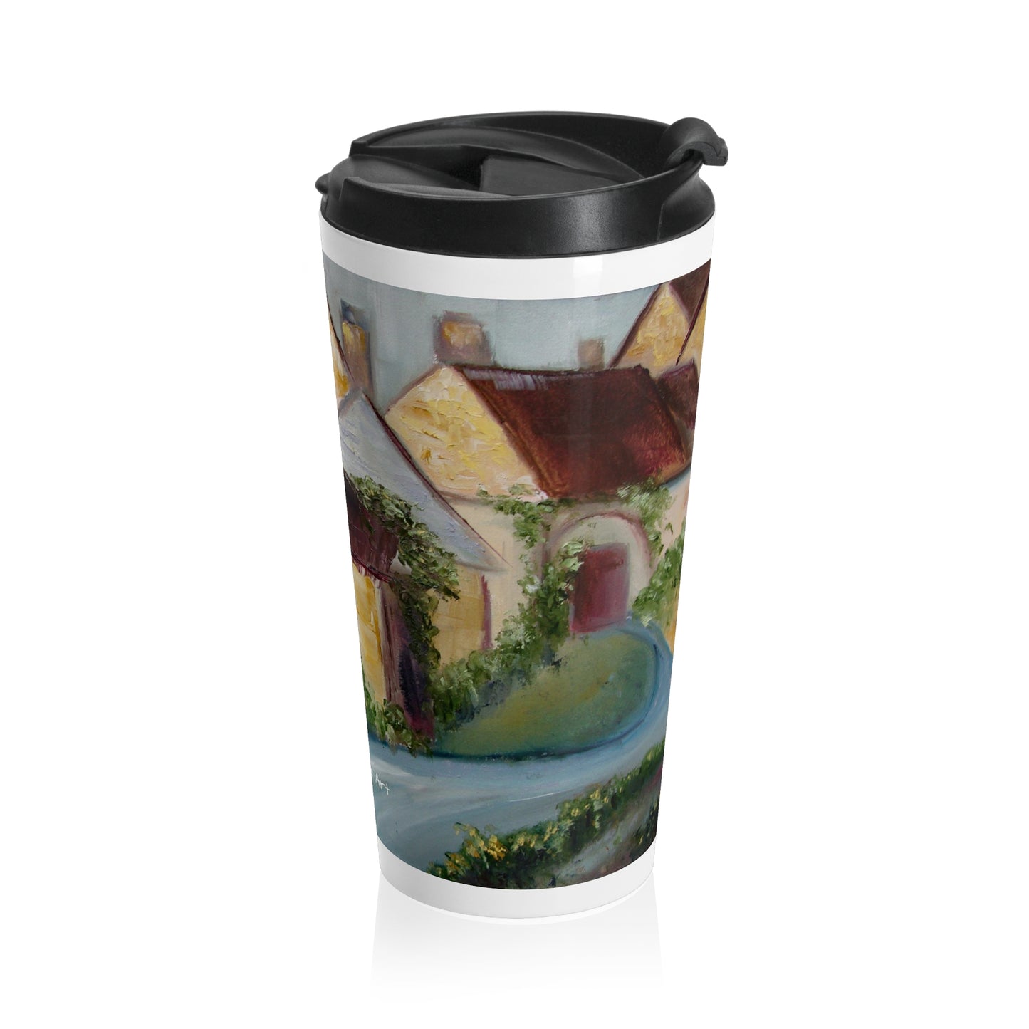 Arlington Row Bibury Cotswolds Stainless Steel Travel Mug