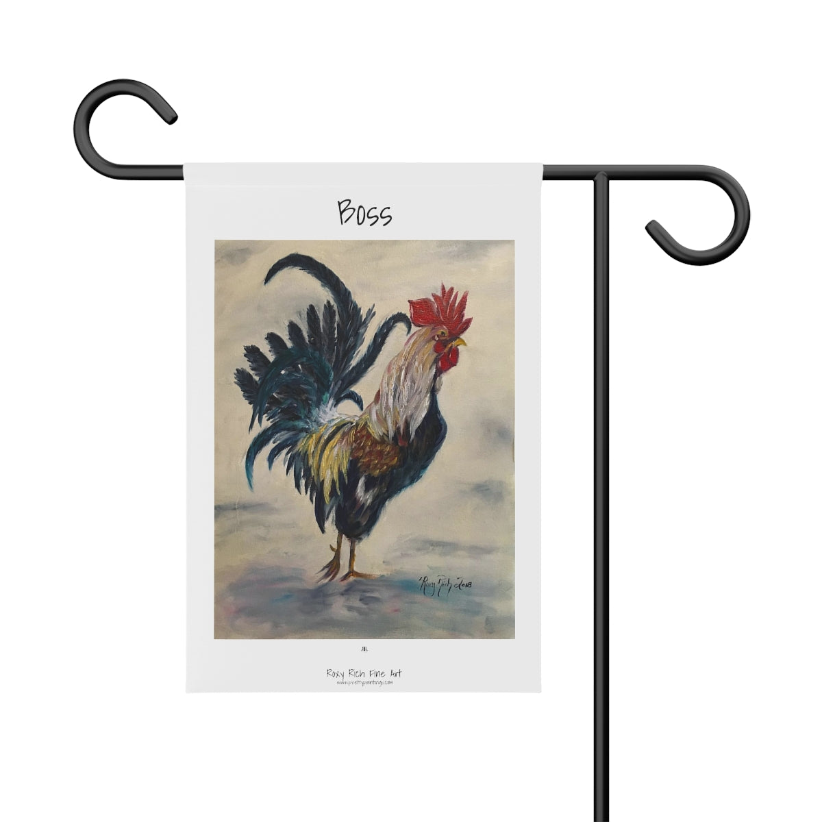 Boss Rooster  Garden or Chicken coup Banner