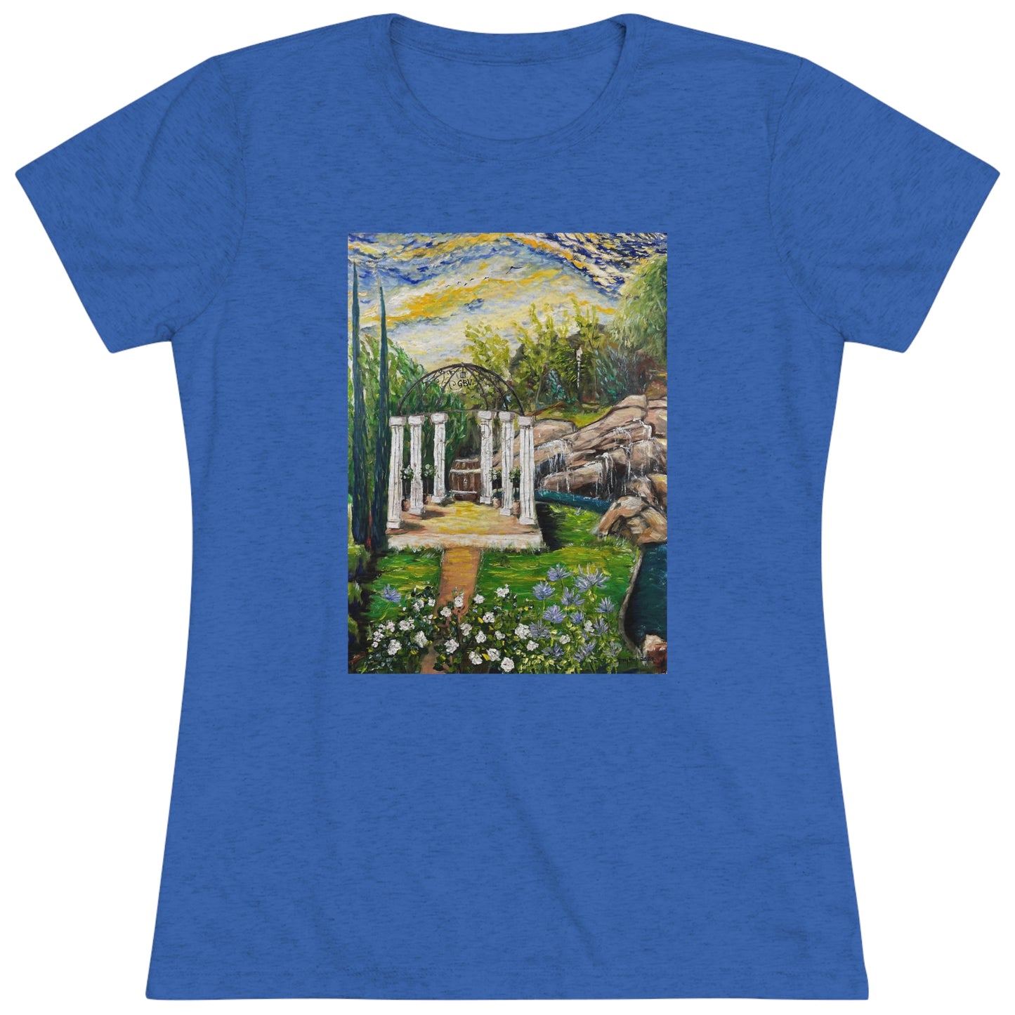The Pergola at GBV Temecula Women's fitted Triblend Tee  tee shirt