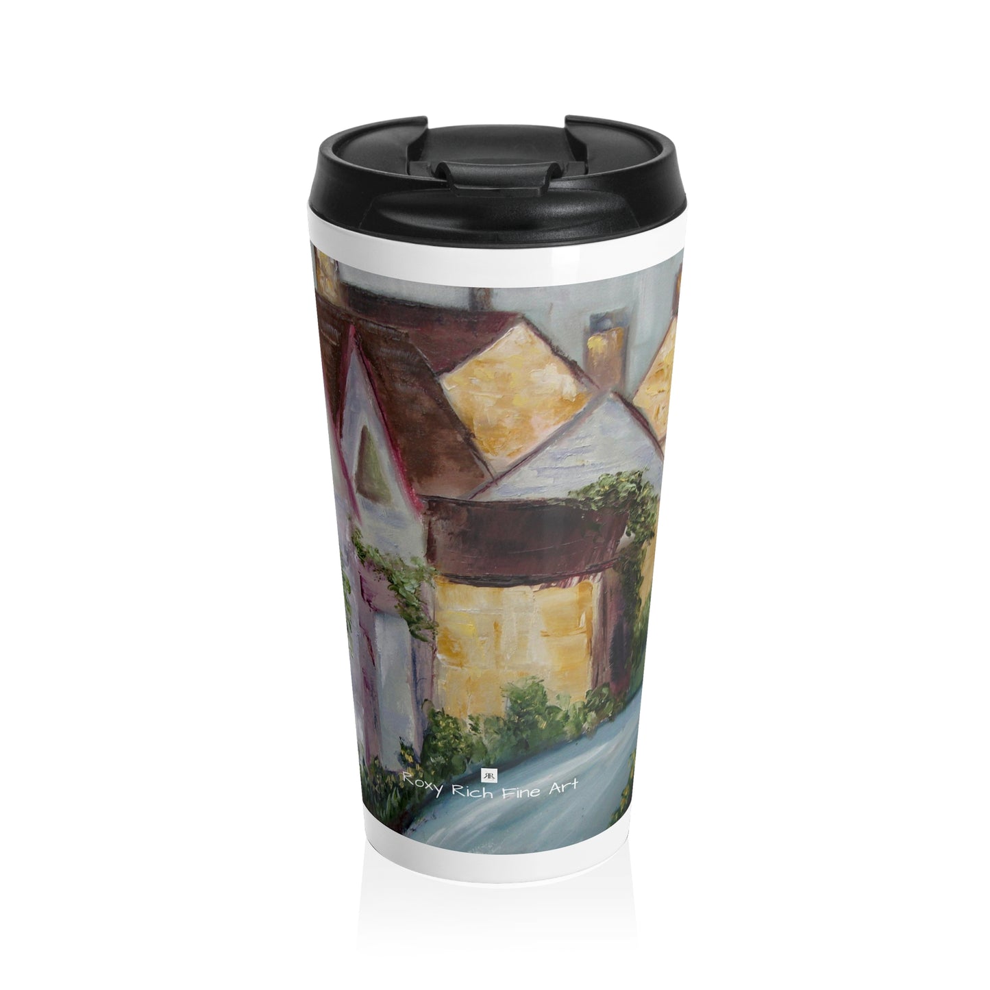 Arlington Row Bibury Cotswolds Stainless Steel Travel Mug