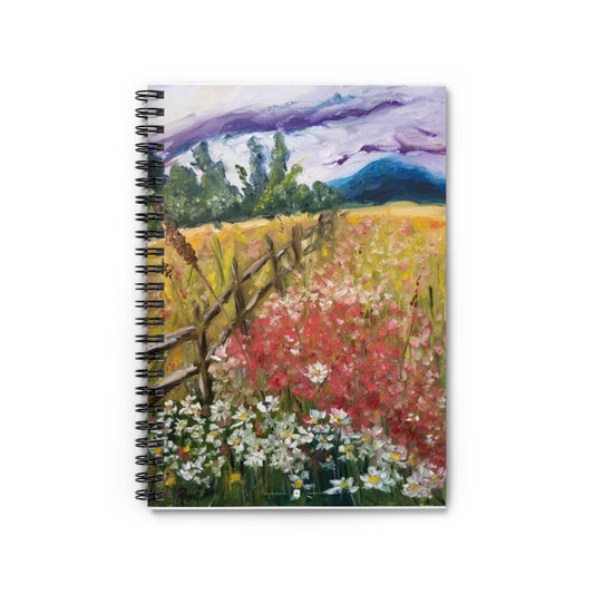 French Countryside Landscape Spiral Notebook