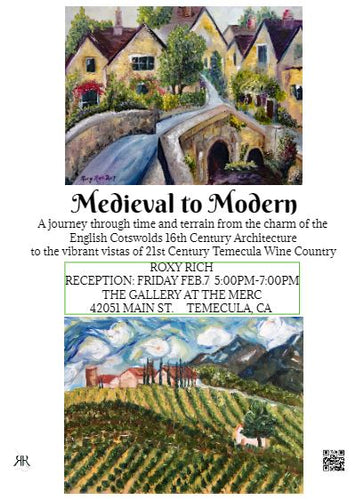 Solo Exhibit:  Medieval to Modern at The Gallery at The Merc