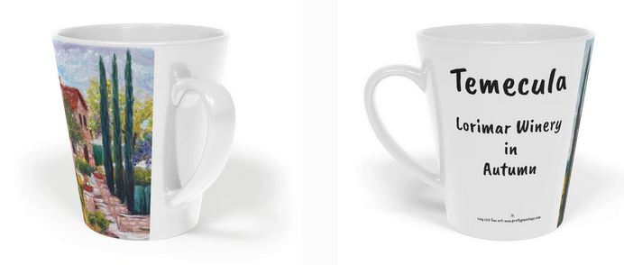 Temecula Latte Mugs