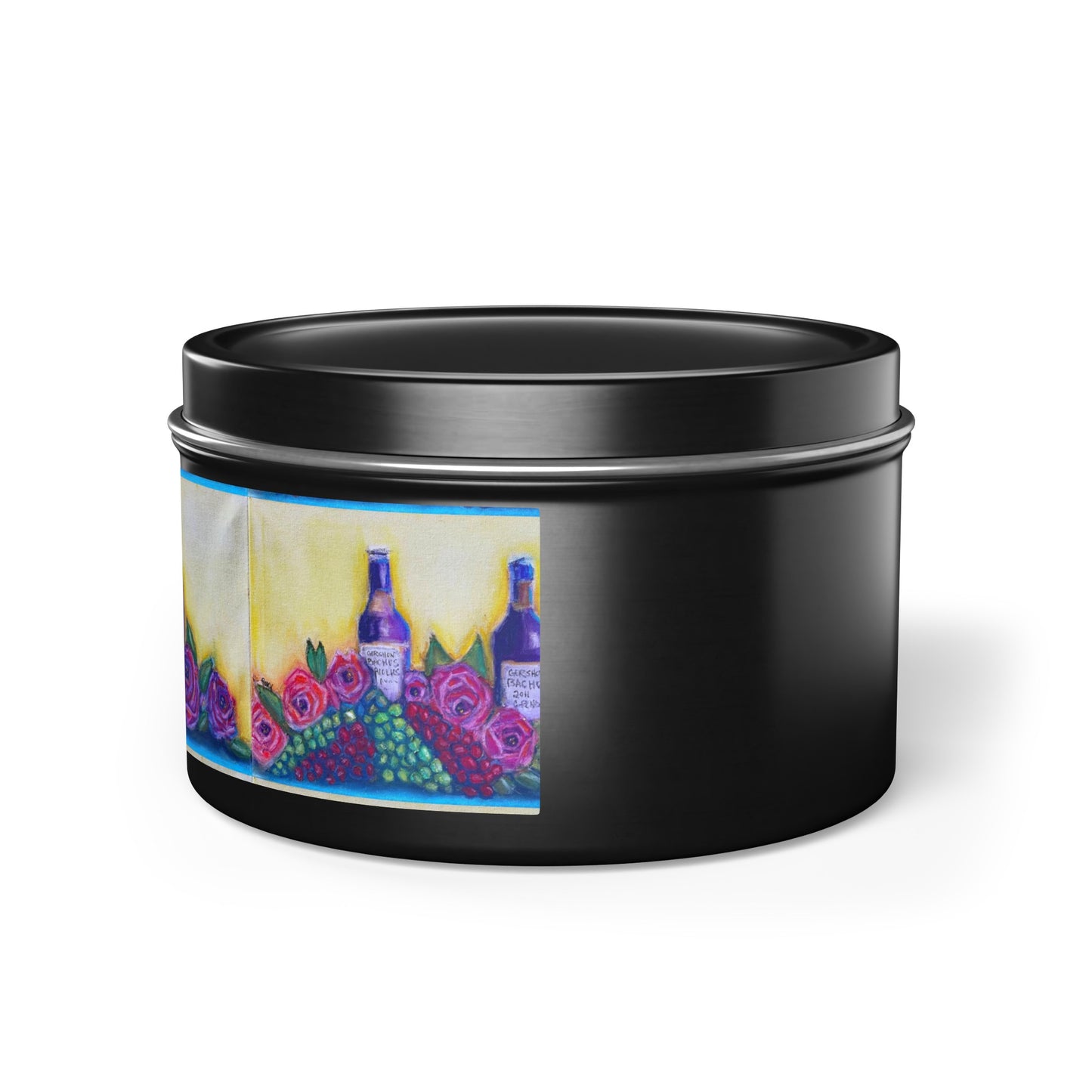 GBV Wine and Roses Tin Candle