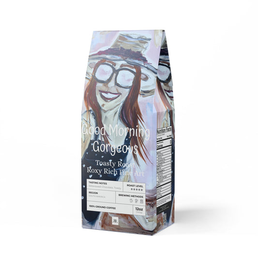 Pretty Lady in a Straw Hat- Toasty Roast Coffee 12.0z Bag