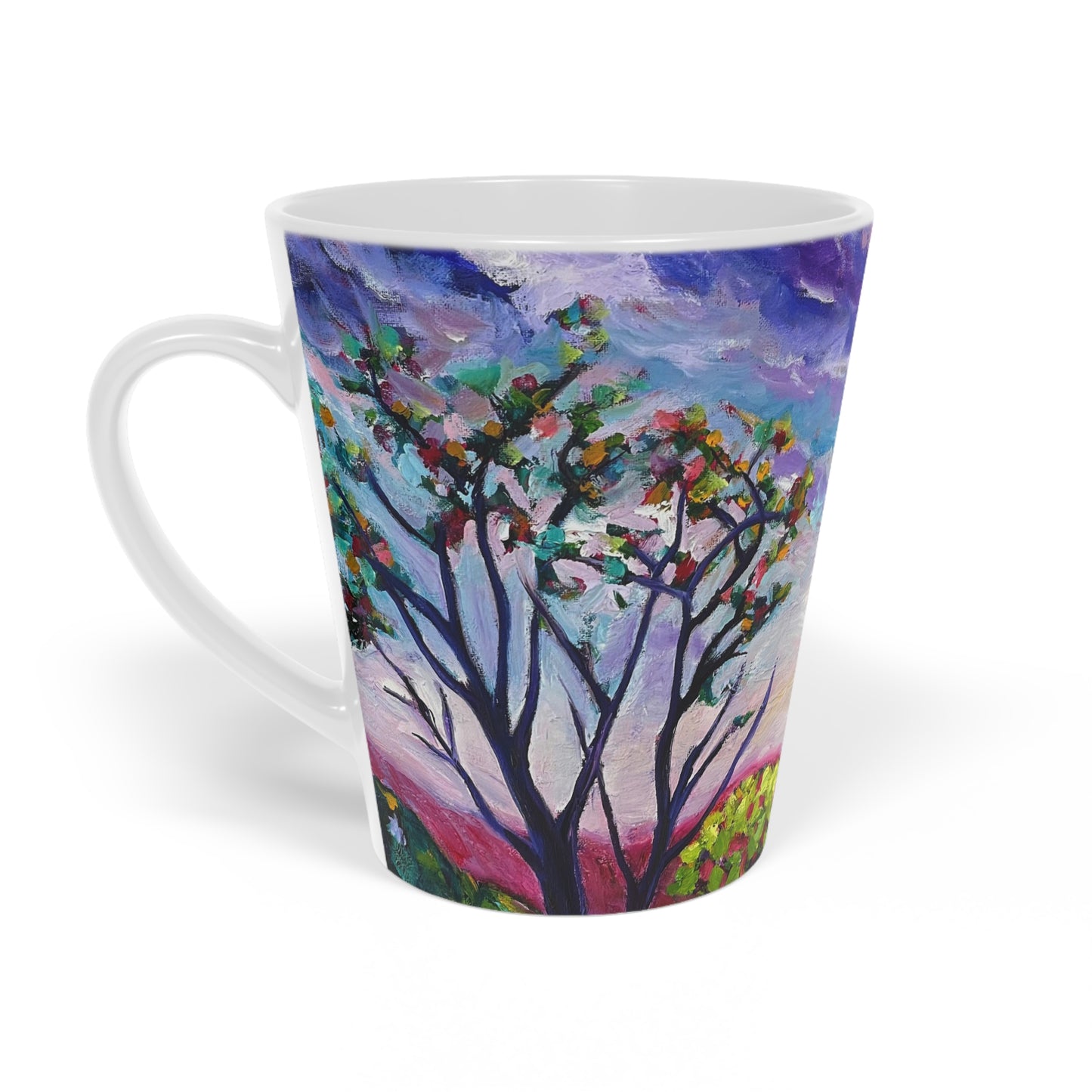 Sundown in Surrey Stanhill Court Latte Mug, 12oz