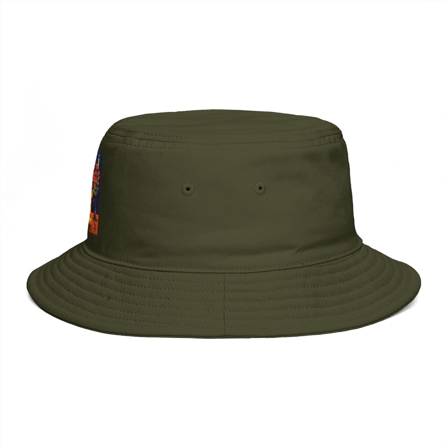 Roxy Rich Fine Art  Candlelit Corals - Bucket Hat — Stylish Durable Travel Hat