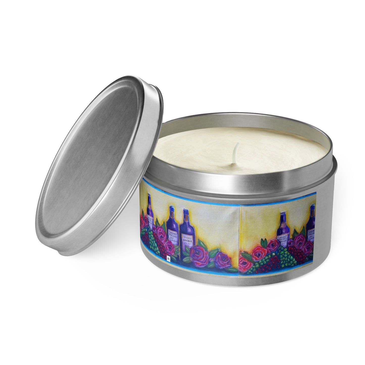 GBV Wine and Roses Tin Candle