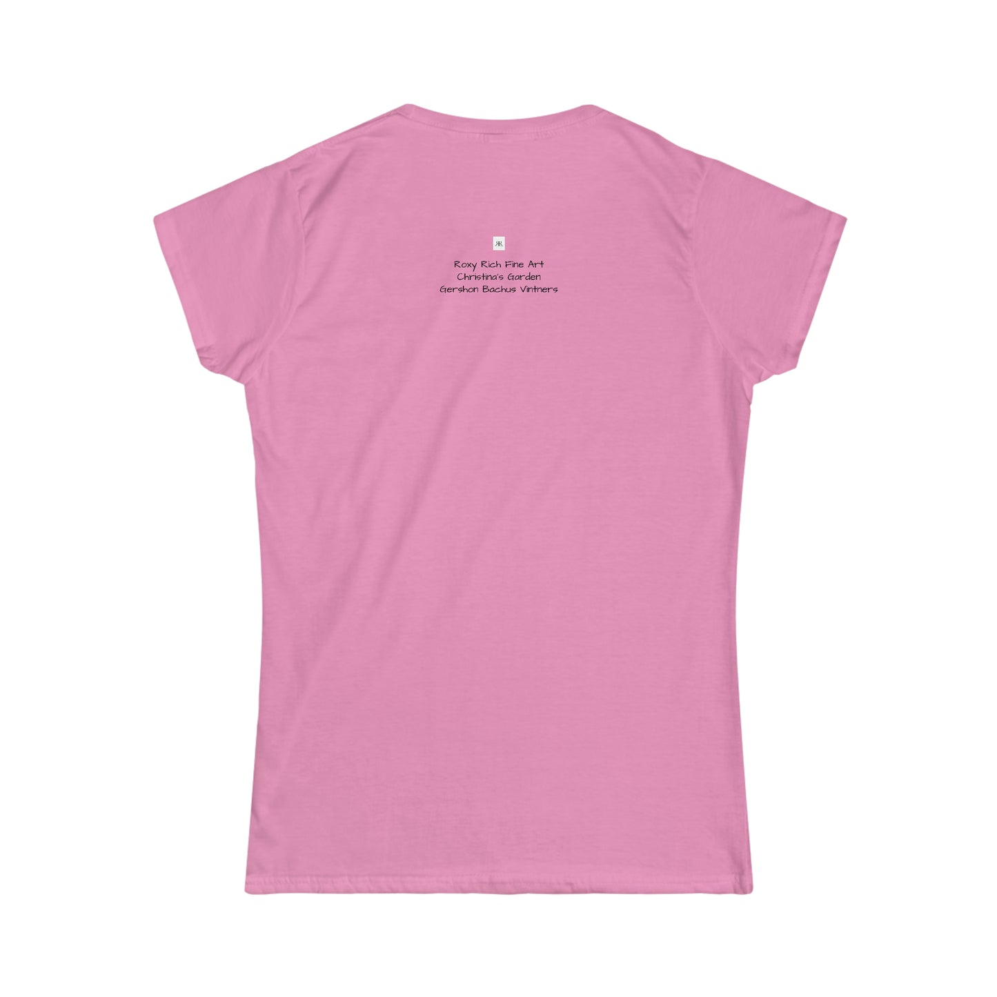 Christina's Garden at Gershon Bachus Vintners T-shirt semi-ajusté softstyle pour femme