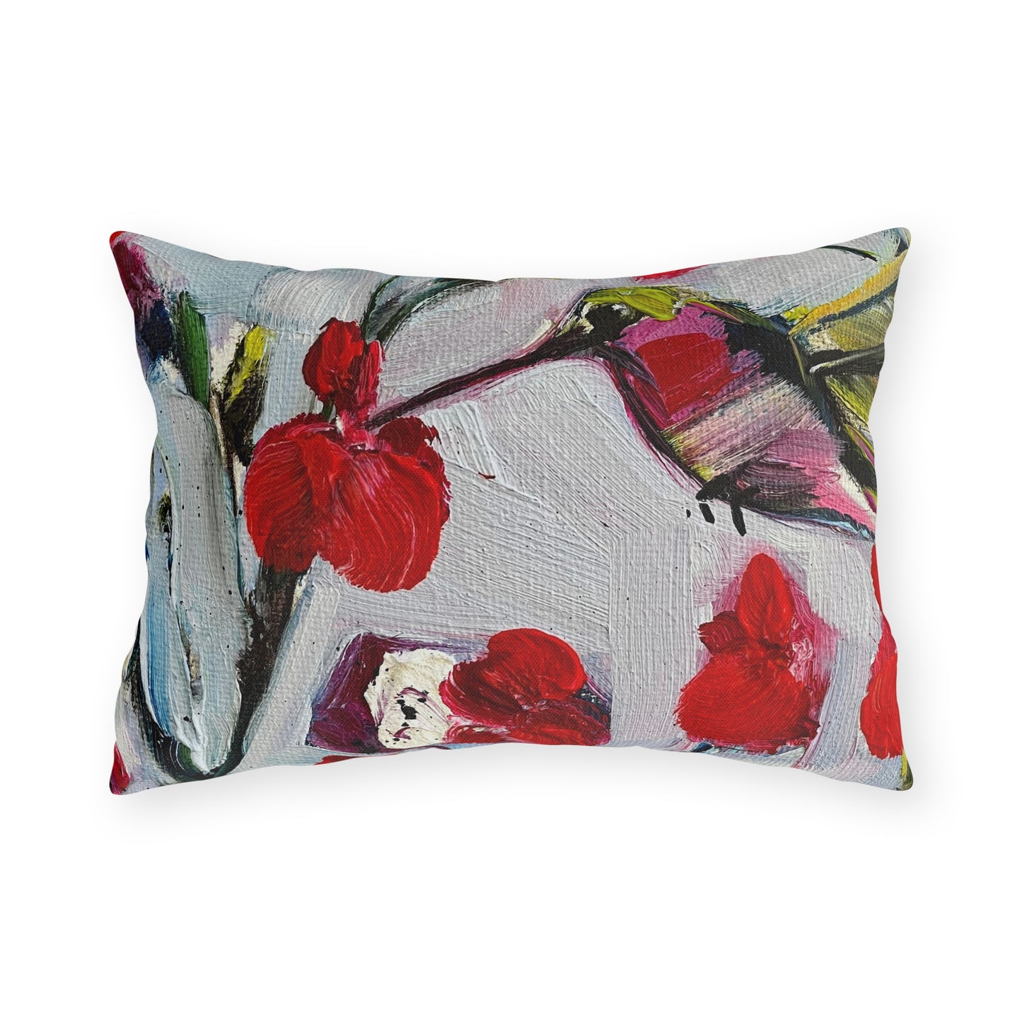 Hotlips Hummingbird Outdoor Pillows