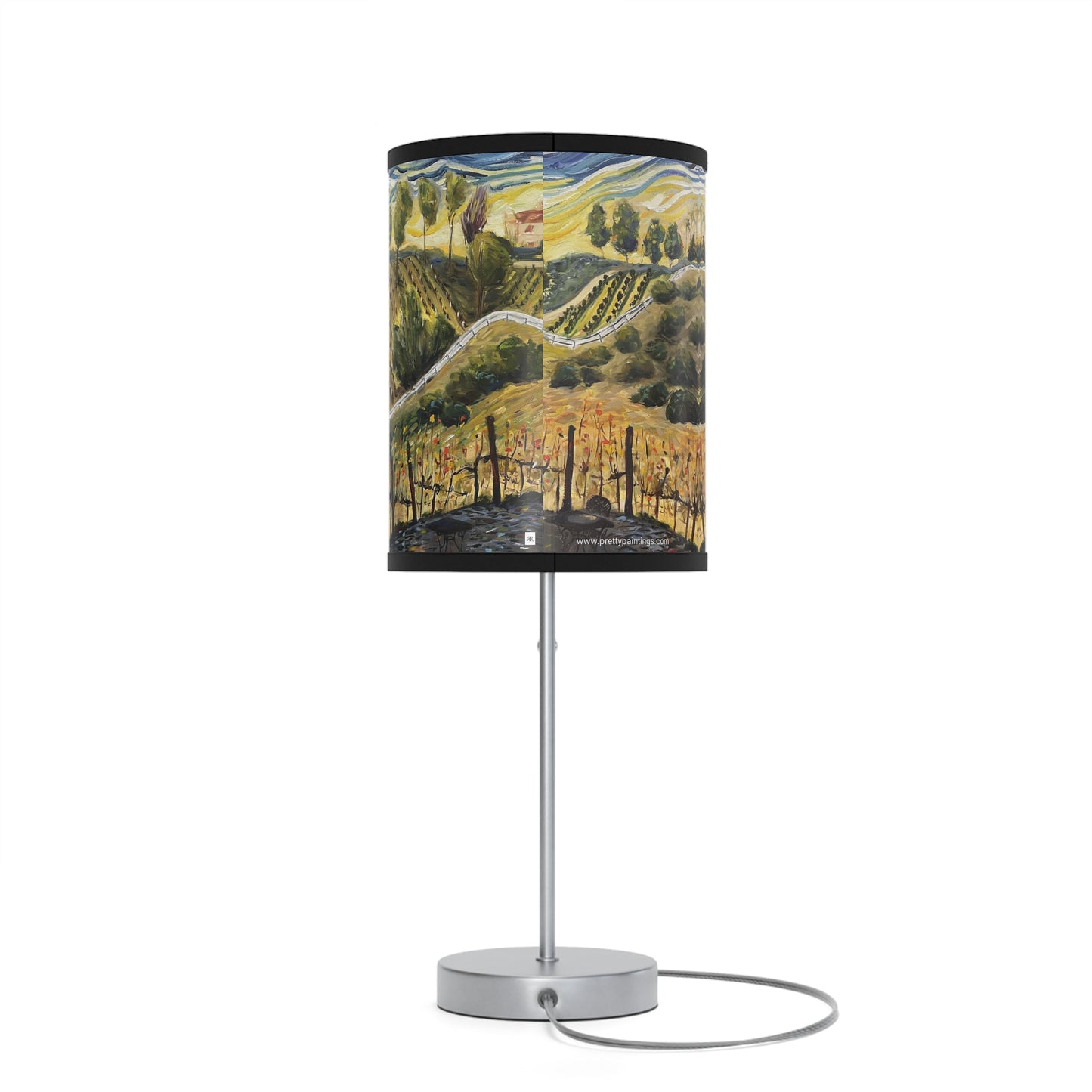 Sunset at the Villa GBV Winery Lamp on a Stand, US|CA plug