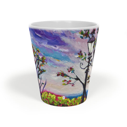 Sundown in Surrey Stanhill Court Latte Mug, 12oz