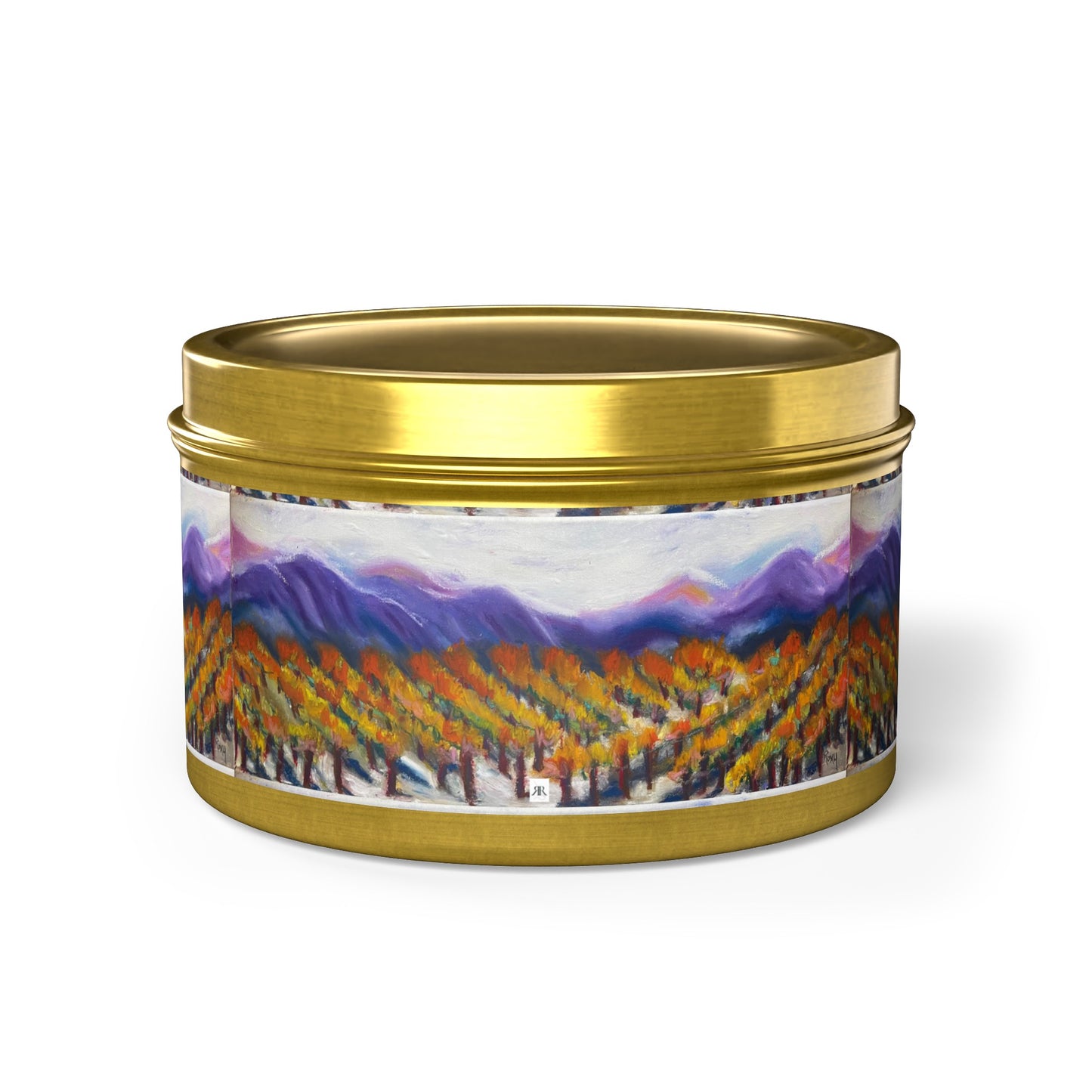 Misty Vines Wine Country Tin Candle