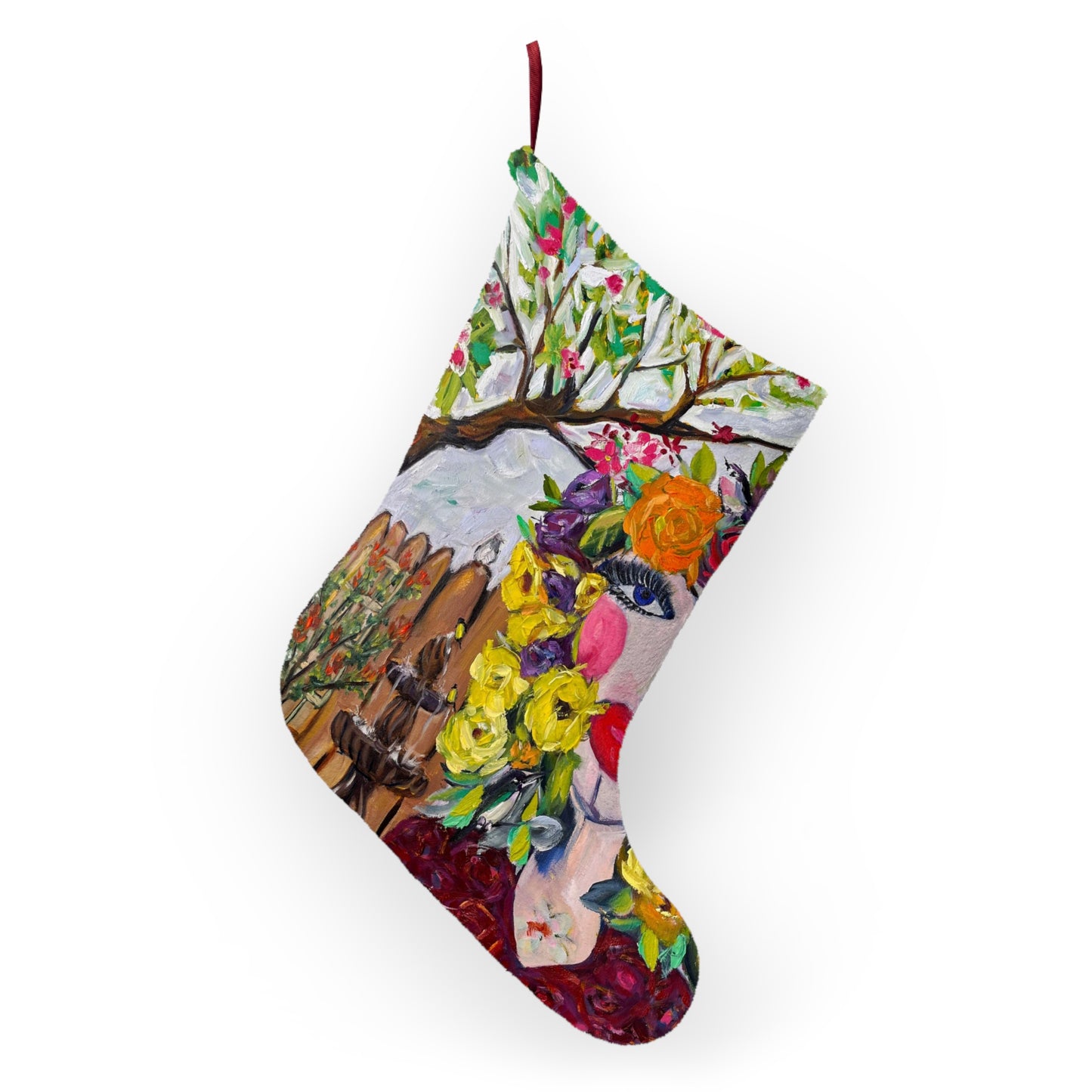 Garden Goddess Christmas Stocking