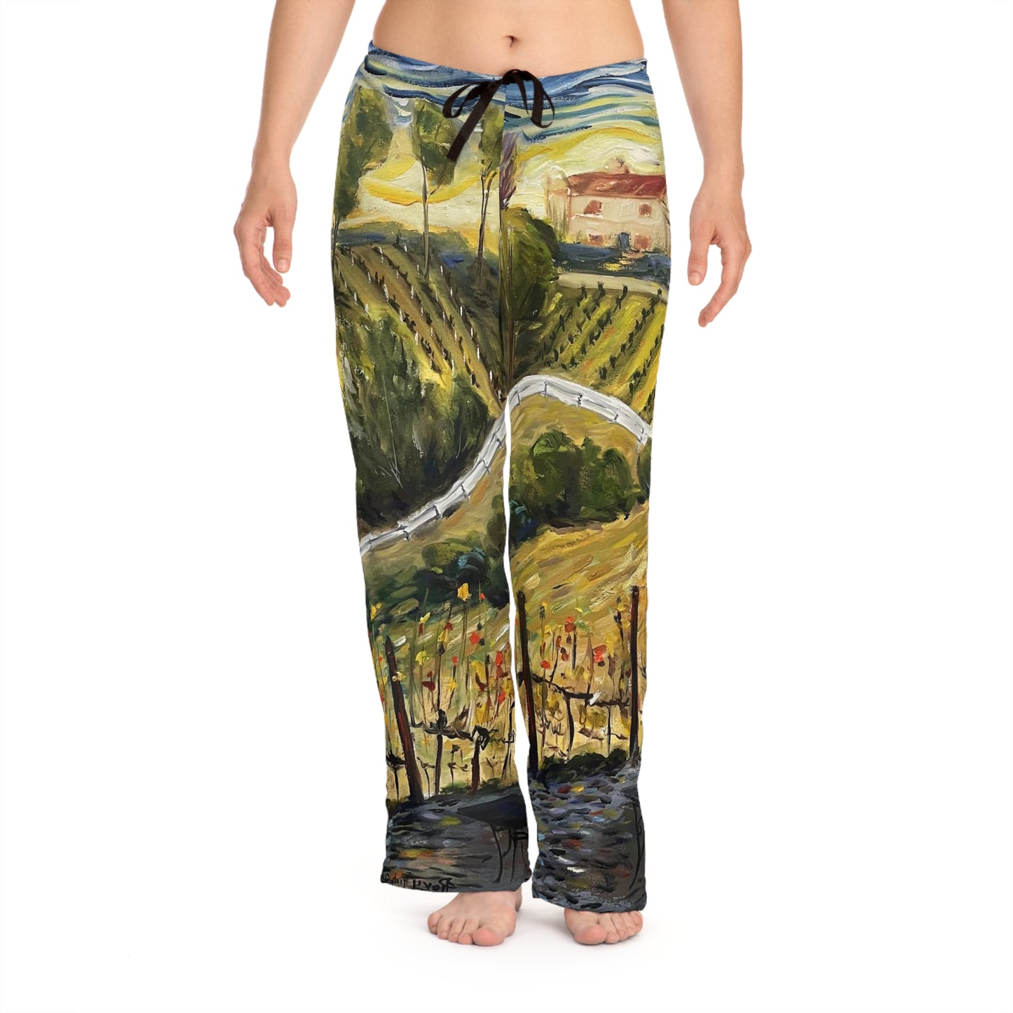 Pajama Pants - Sunset at the Villa GBV- Women's Pajama Pants