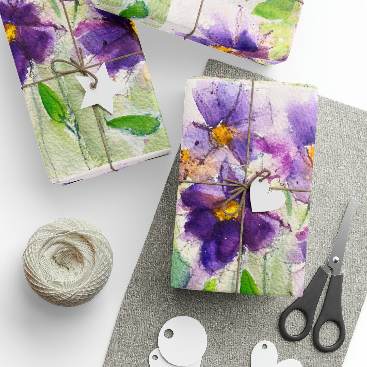 Purple Cosmos (3 Sizes) Wrapping Papers