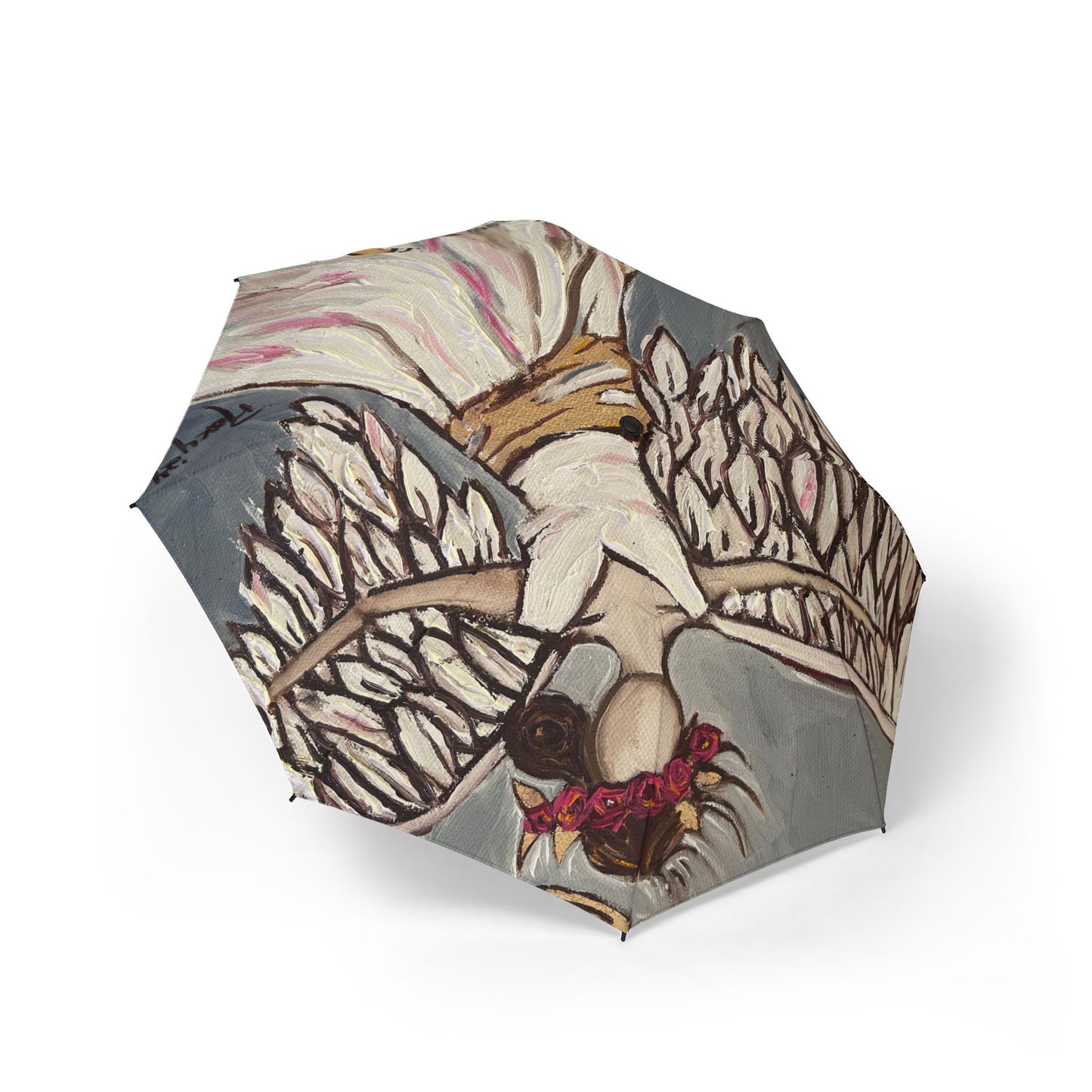 Umbrella Angel Rising Painting by Roxy Rich