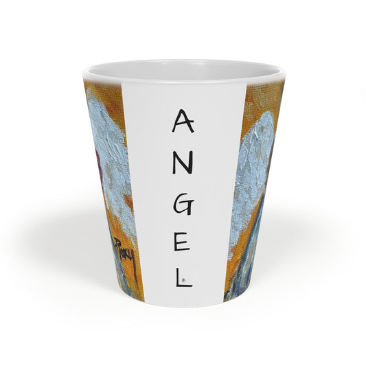 Mourning Angel Latte Mug, 12oz