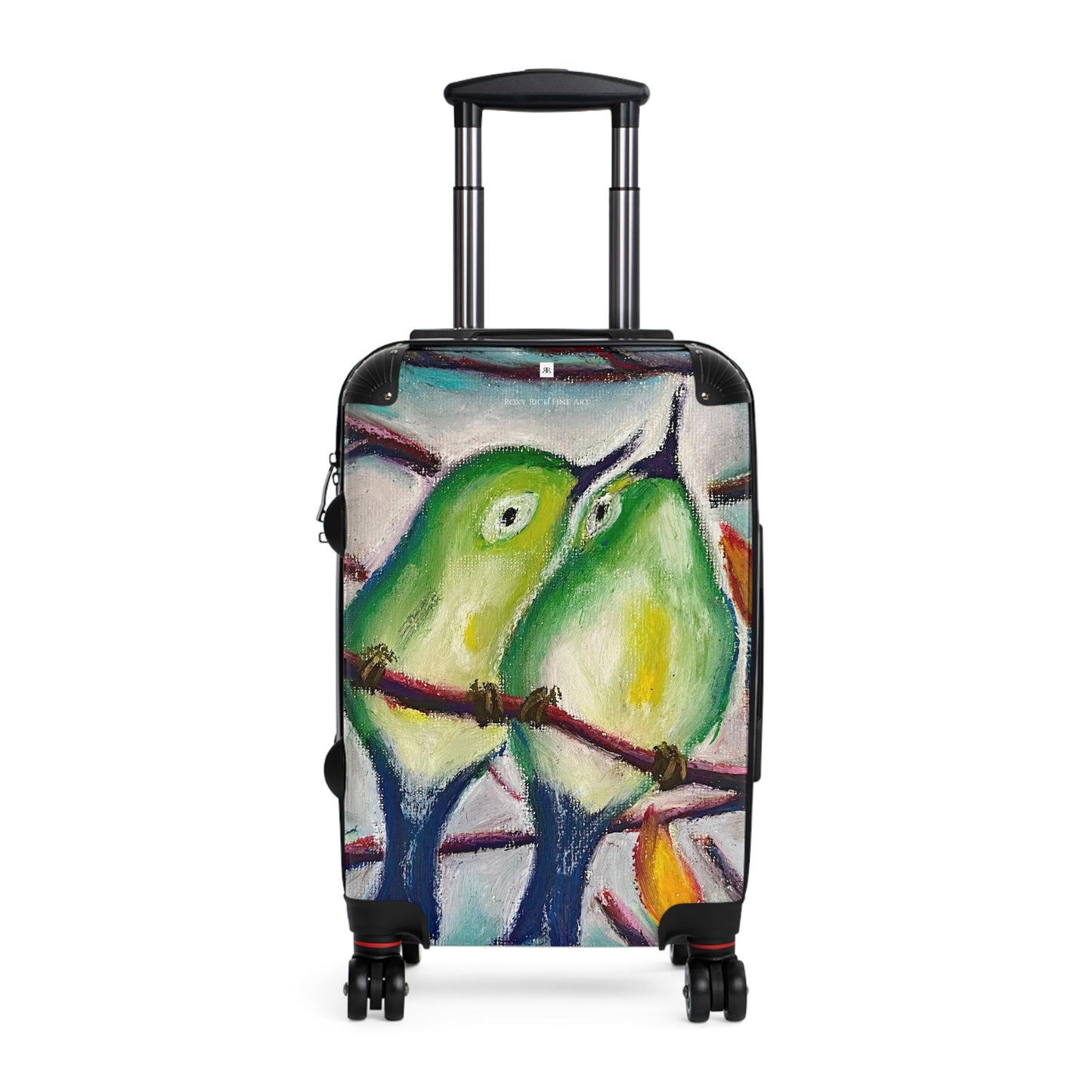 Cuddling Warblers Carry on Suitcase