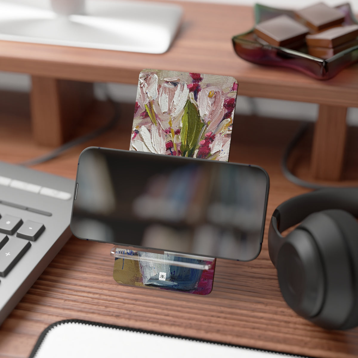 Phone Stand -Tulips on the Table