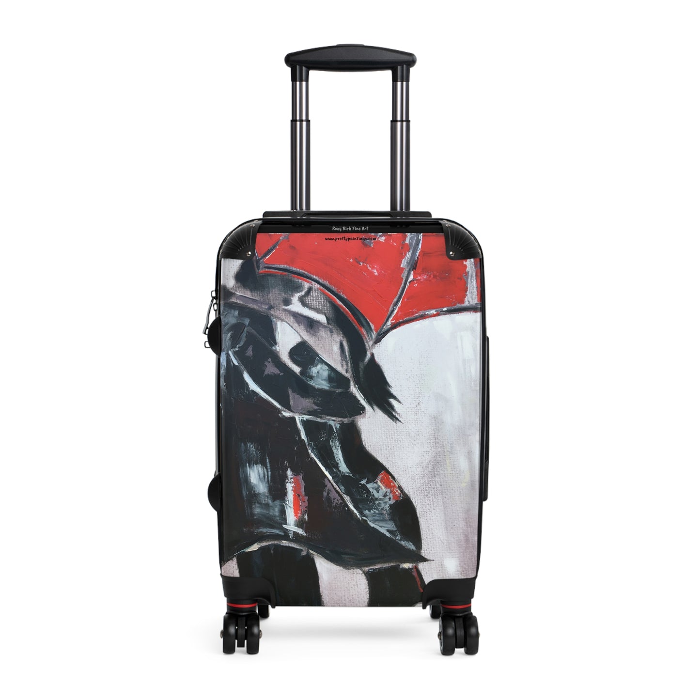 "Kissing in the Rain"  Carry on Suitcase