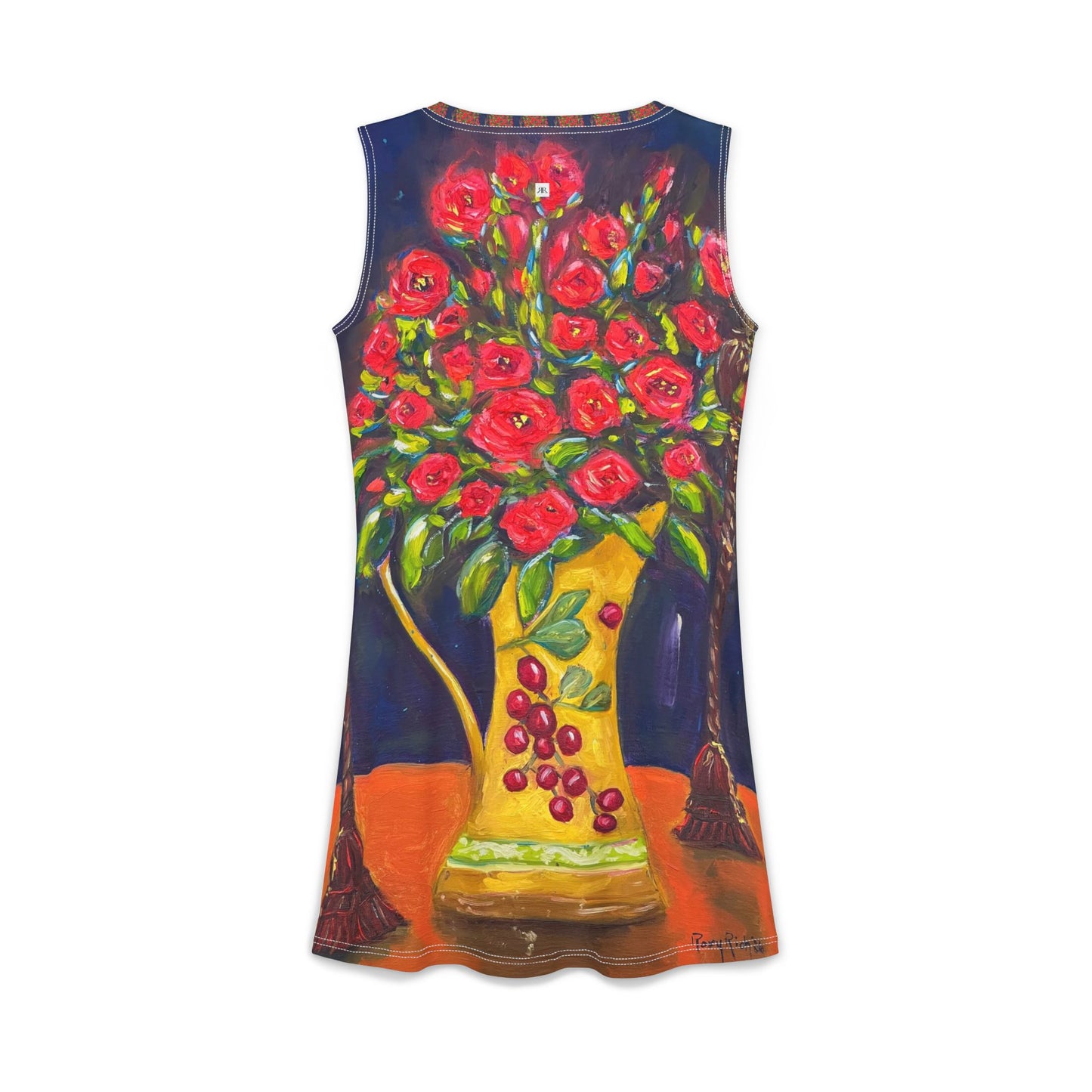Women's Casual Dress — Light, Comfortable and Stretchy -Candlelit Corals