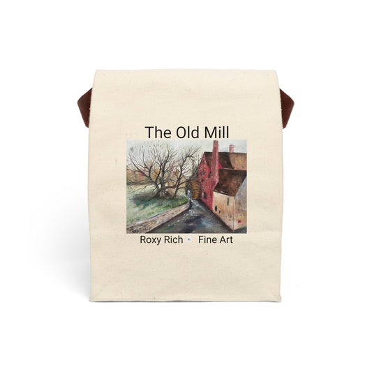 The Old Mill Cotswolds Souvenir Canvas Lunch Bag With Strap