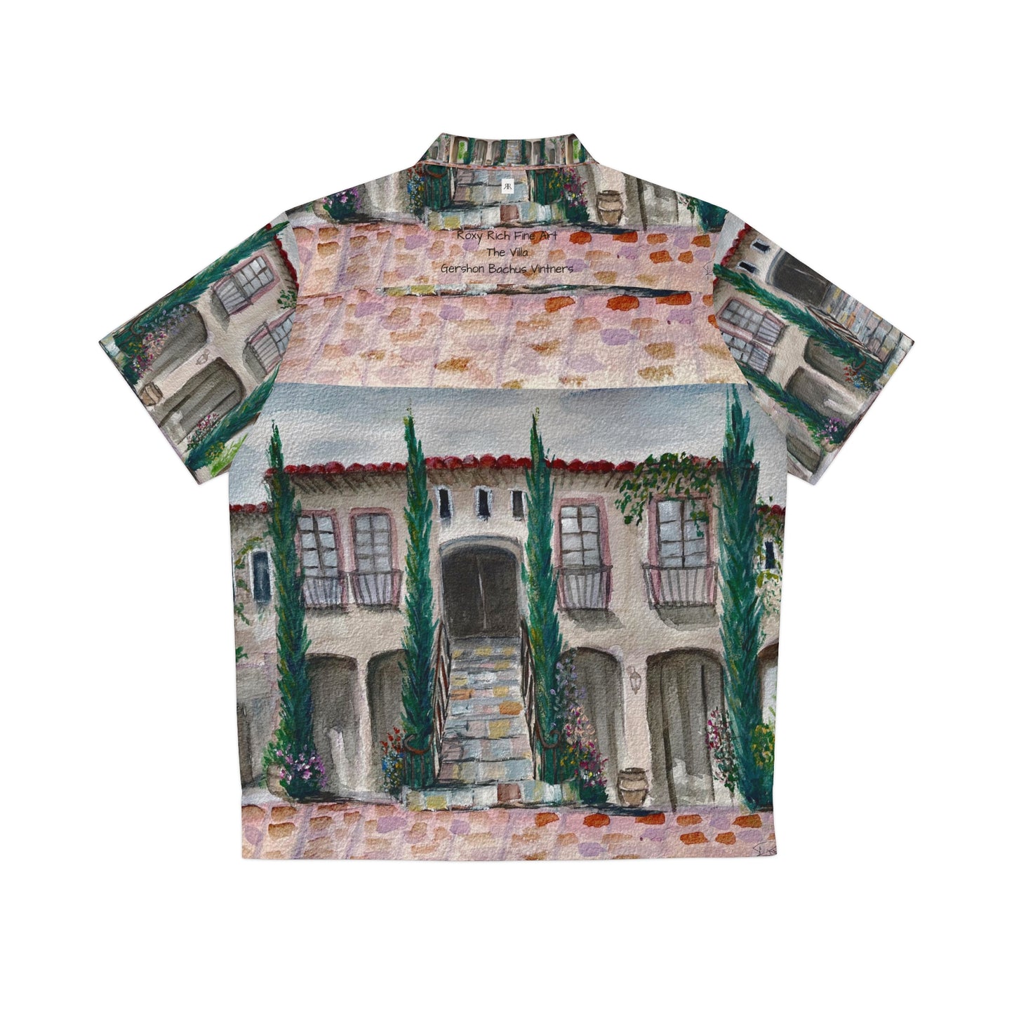 The Villa at GBV Winery Temecula Camisa hawaiana para hombre