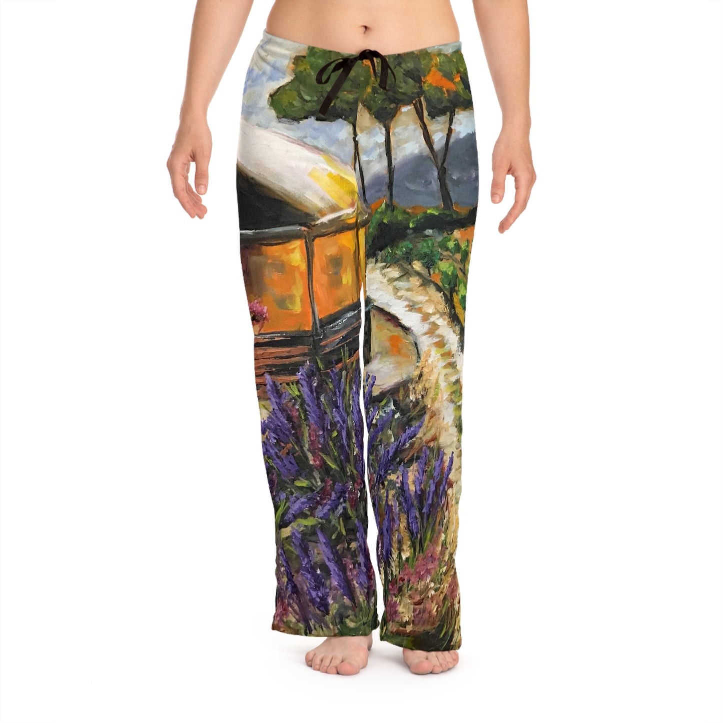 Pajama Pants - Summer Vines- Women's Pajama Pants