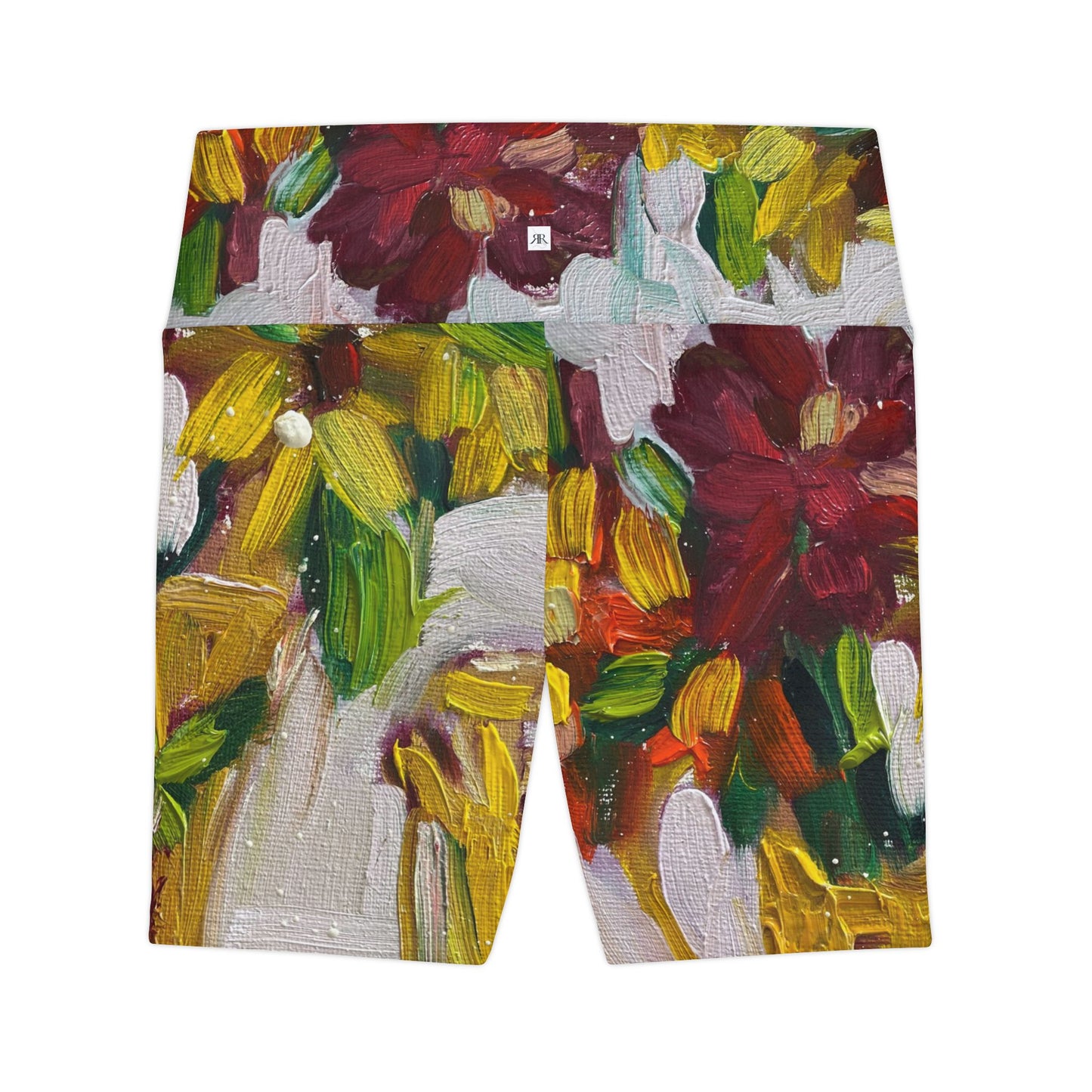 Women's Workout Shorts - Petals on my Patio