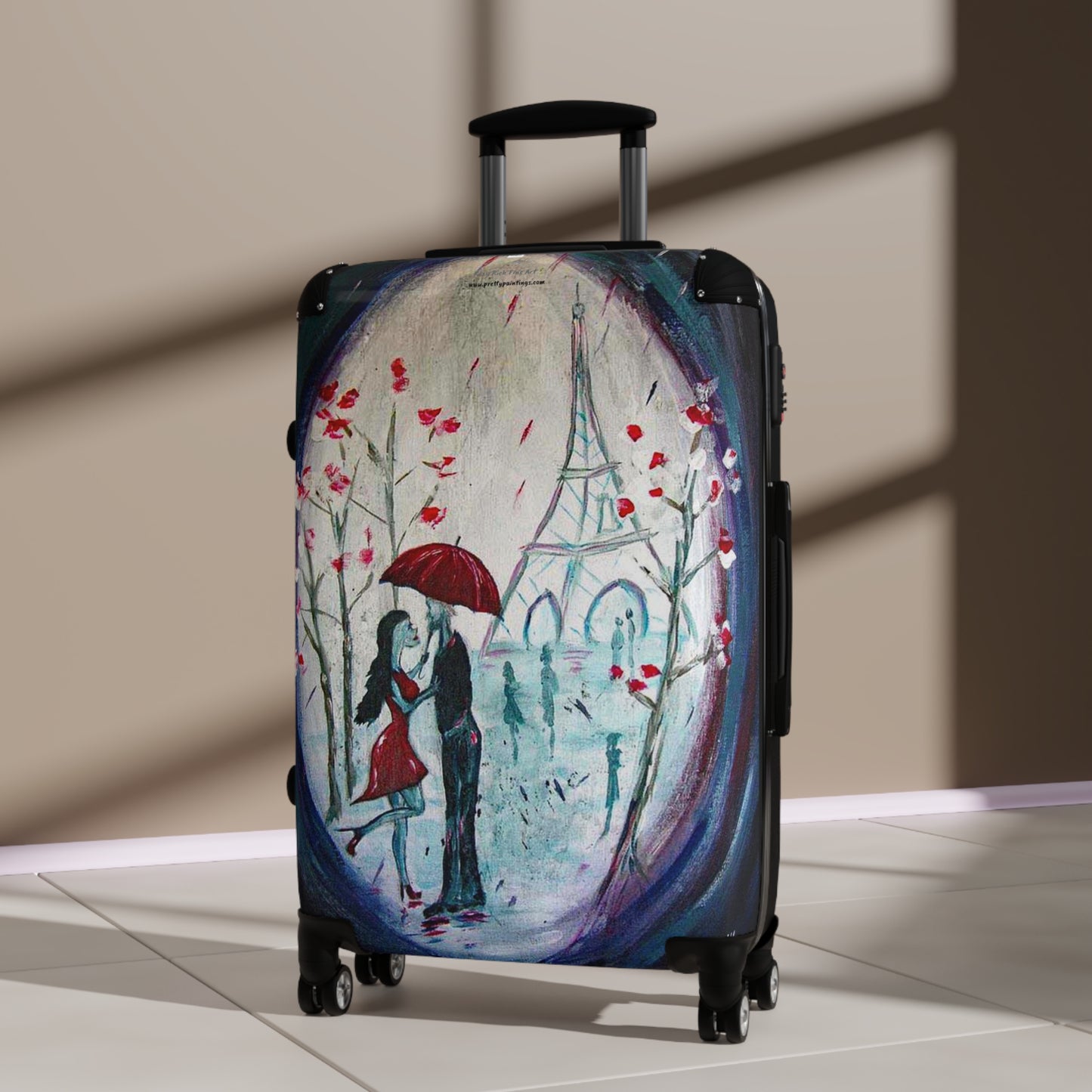 "I only have eyes for you" Carry on Suitcase (three sizes)