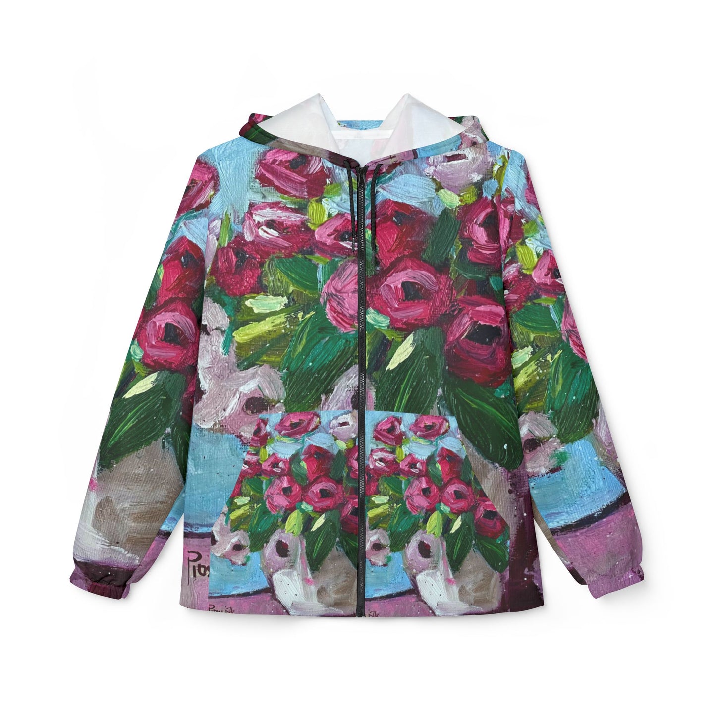 Lightweight Windbreaker Jacket — Blushing Blooms