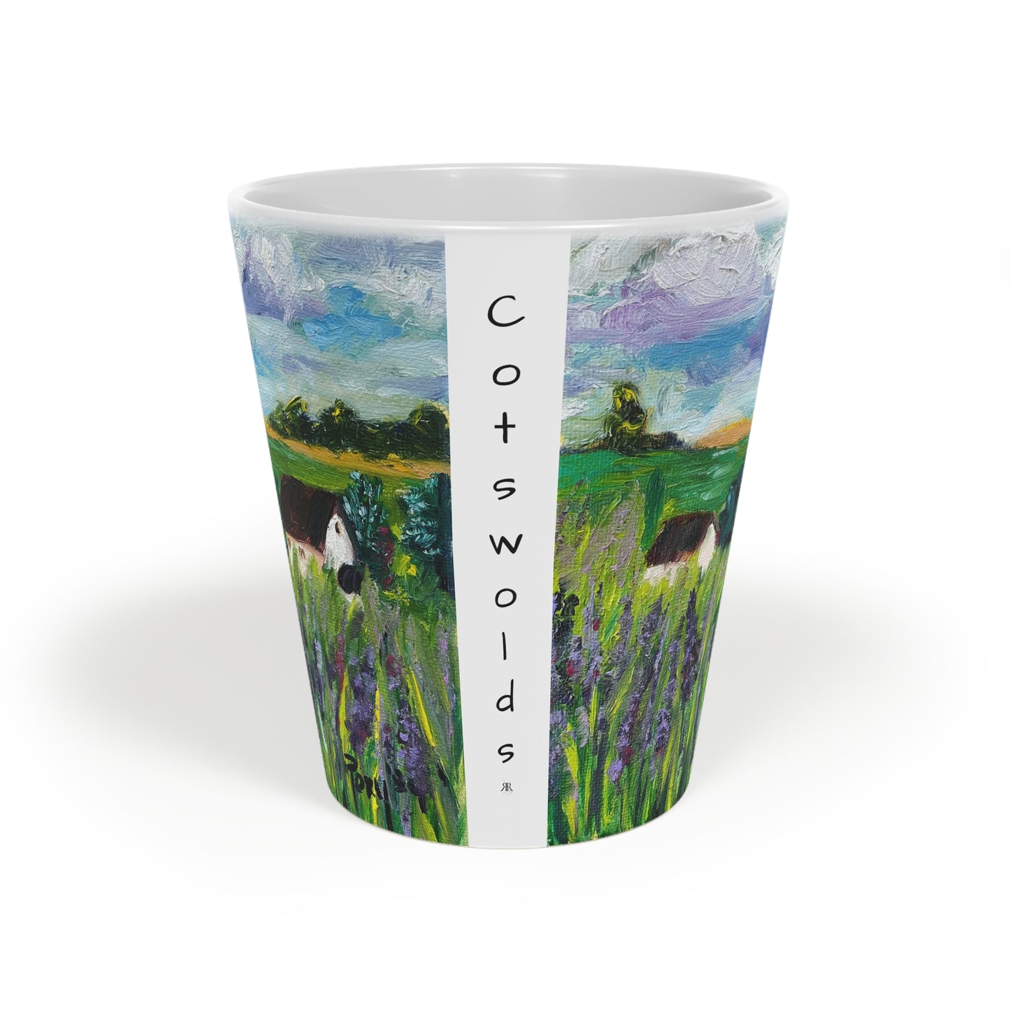 Cotswolds Lavender "Cotswolds"- Latte Mug, 12oz