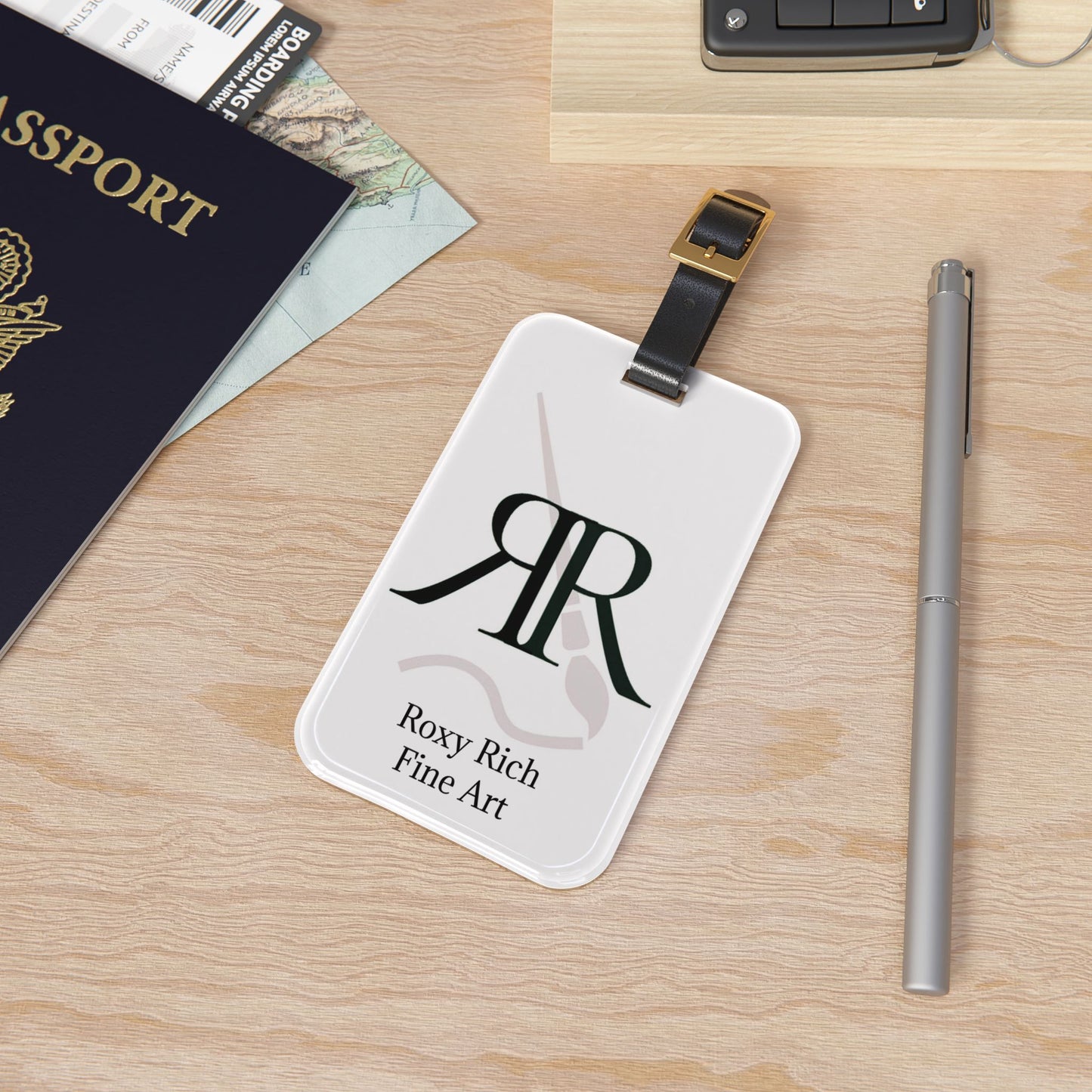Luggage Tag - Roxy Rich Fine Art Logo