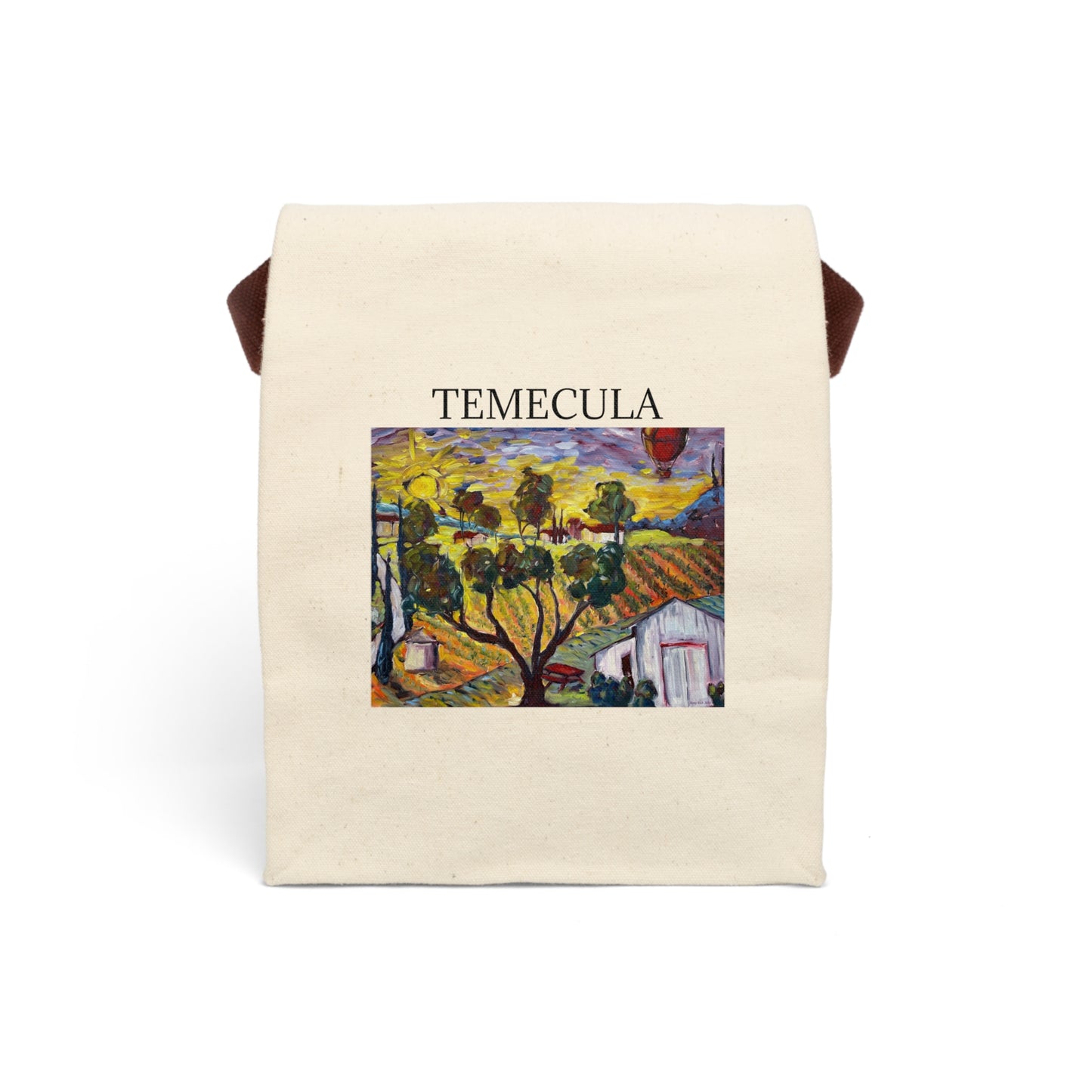 Sac à lunch en toile Ultimate Sunrise « Temecula » avec sangle