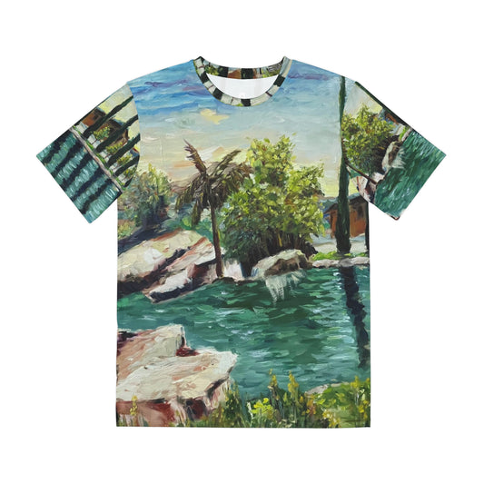 Men's Poly Tee - The Pond at Gershon Bachus Vintners